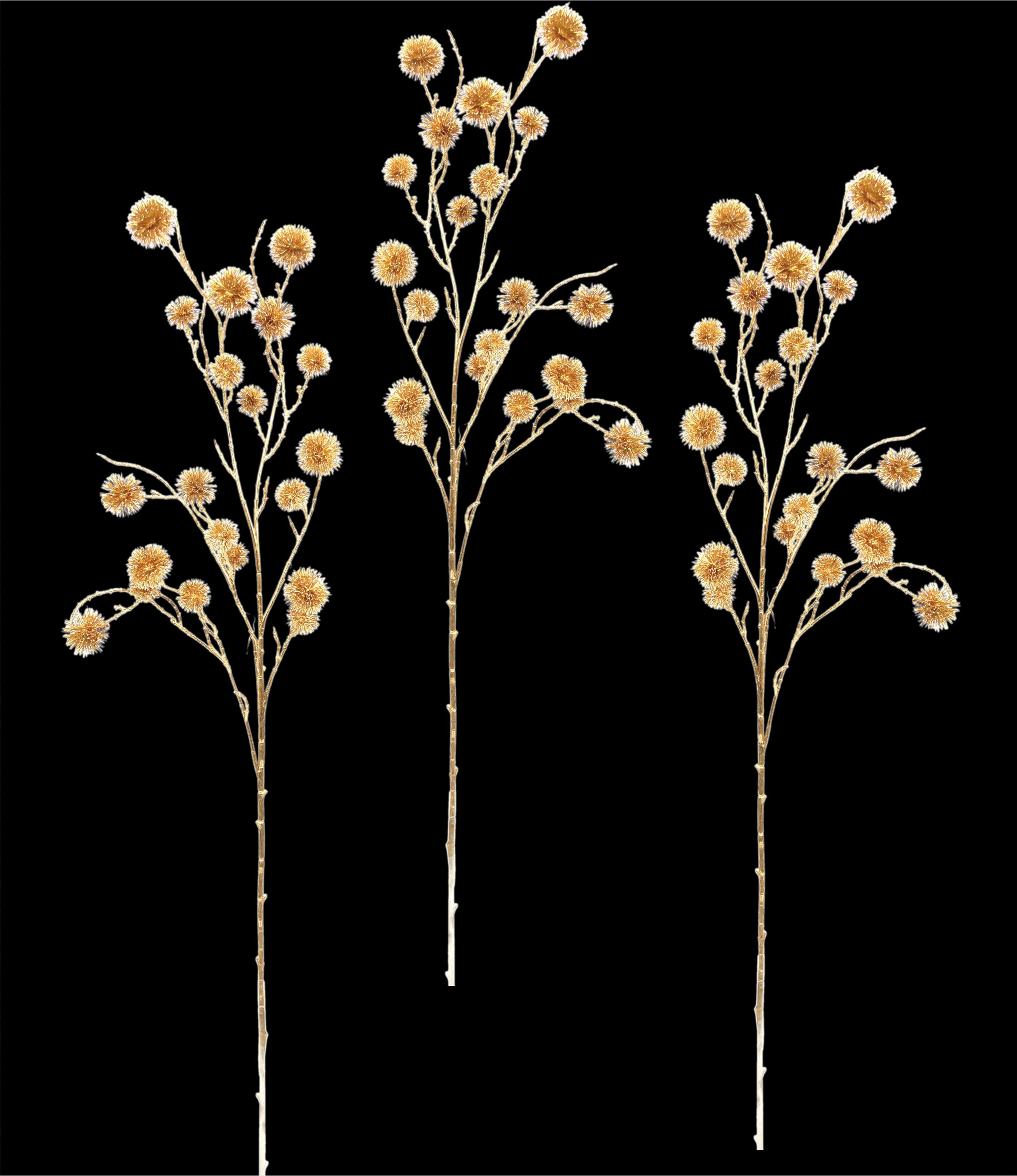 Kunstblume Distel, I.GE.A., Höhe 100 cm, Künstlicher Mini Distelzweig, gold günstig online kaufen