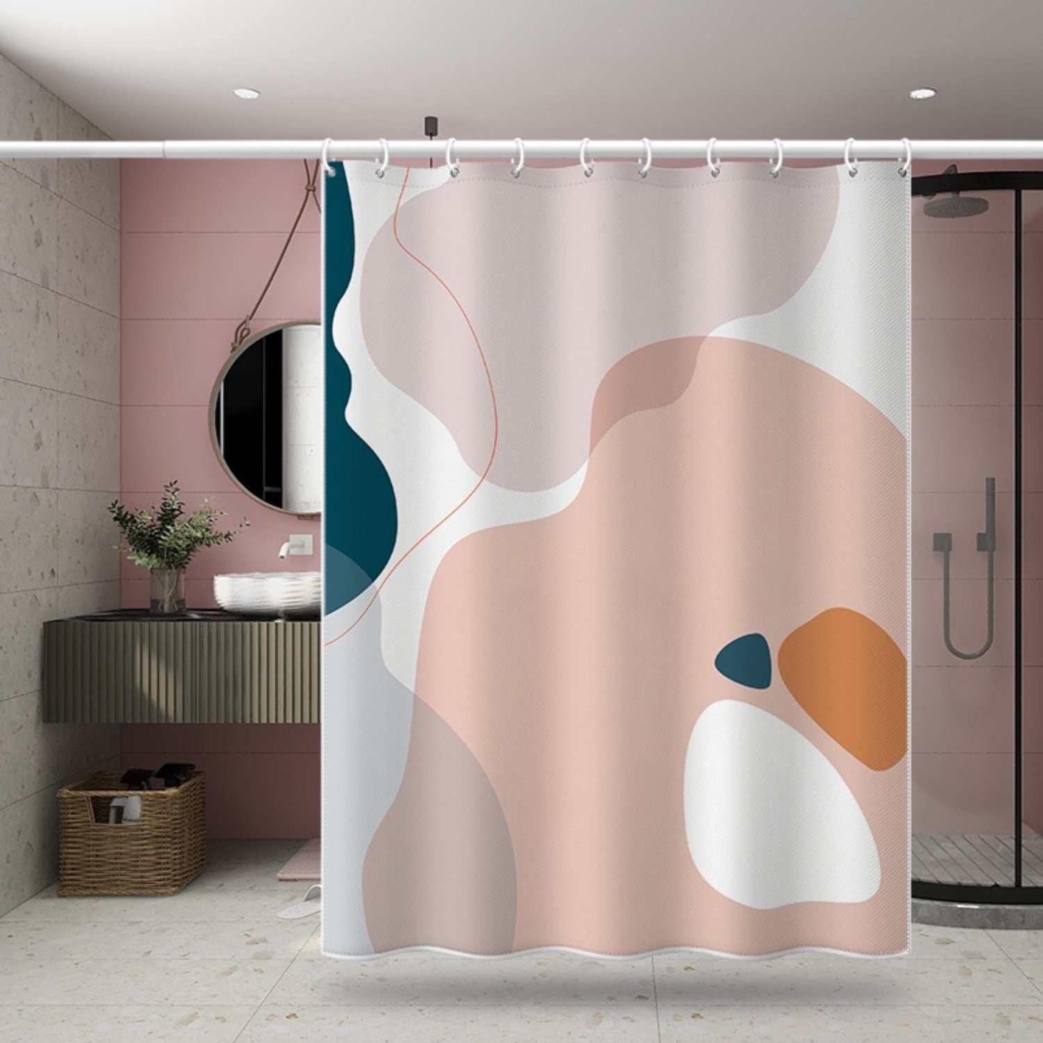 BYSURE Duschvorhang Breite 120 cm (1-tlg), günstig online kaufen