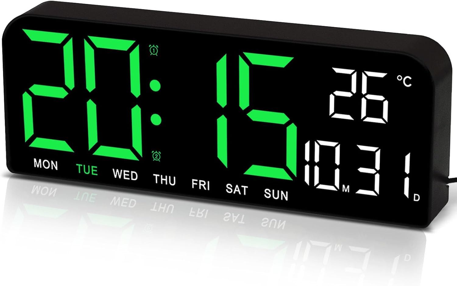 Refined Living Wecker Digitaler LED Wecker günstig online kaufen