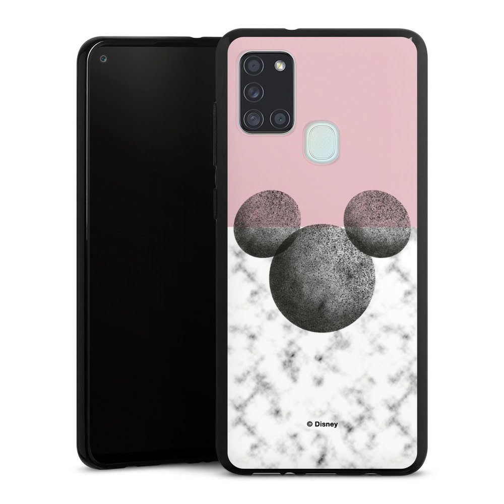DeinDesign Handyhülle Disney Marmor Minnie Mouse Mickey Mouse Marmor,  Samsung Galaxy A21s Silikon Hülle Bumper Case Handy Schutzhülle