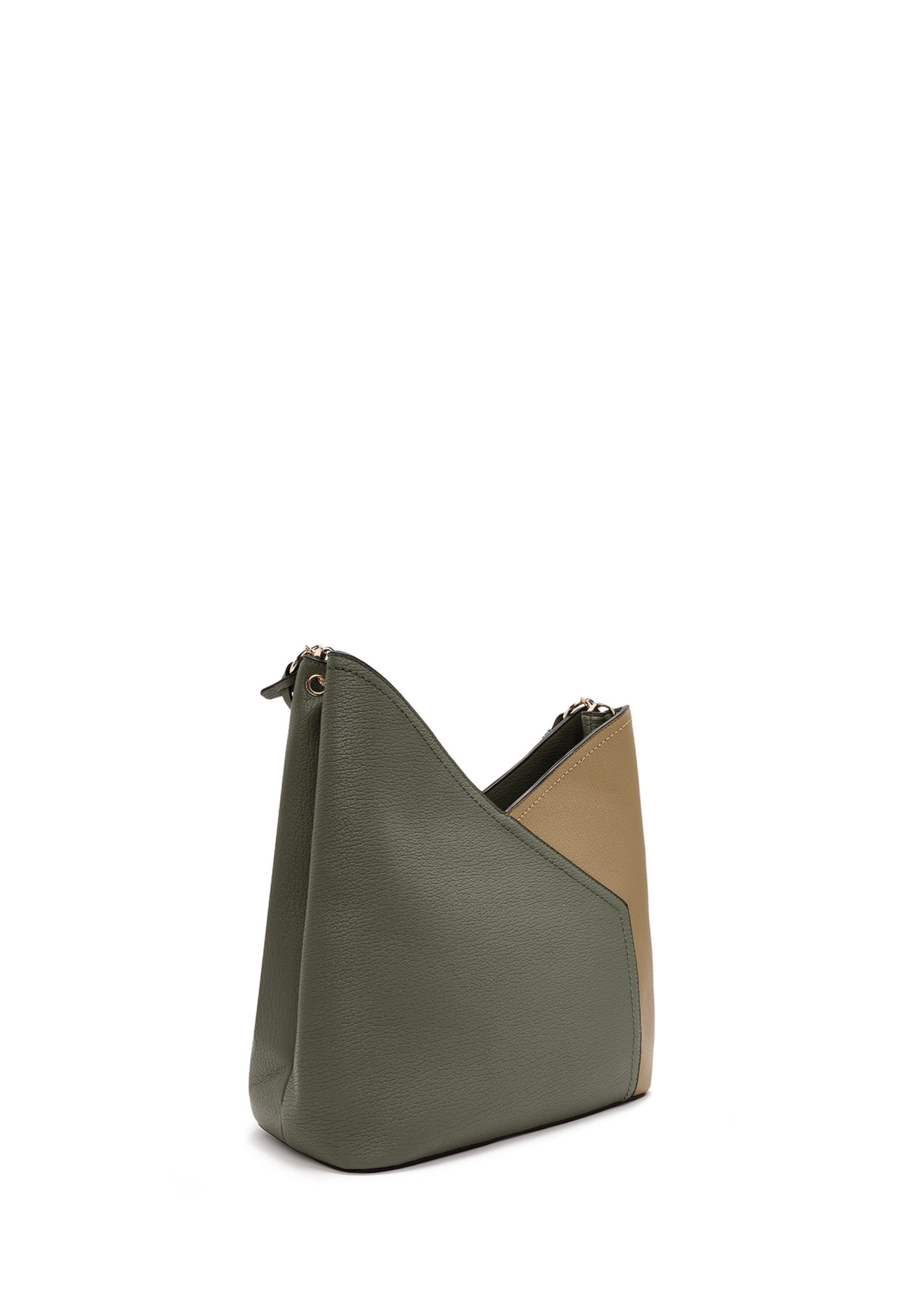 Derimod Umhängetasche Schultertasche aus Kunstleder, Kunstleder, Schulterriemen, Groß