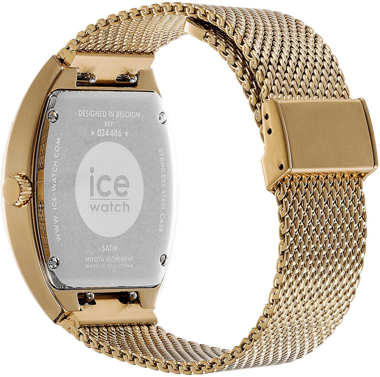 ice-watch Quarzuhr ICE boliday - Dome - Metal - Small - 3H + Date 024486, Armbanduhr, Damenuhr, Edelstahlarmband, Datum, analog