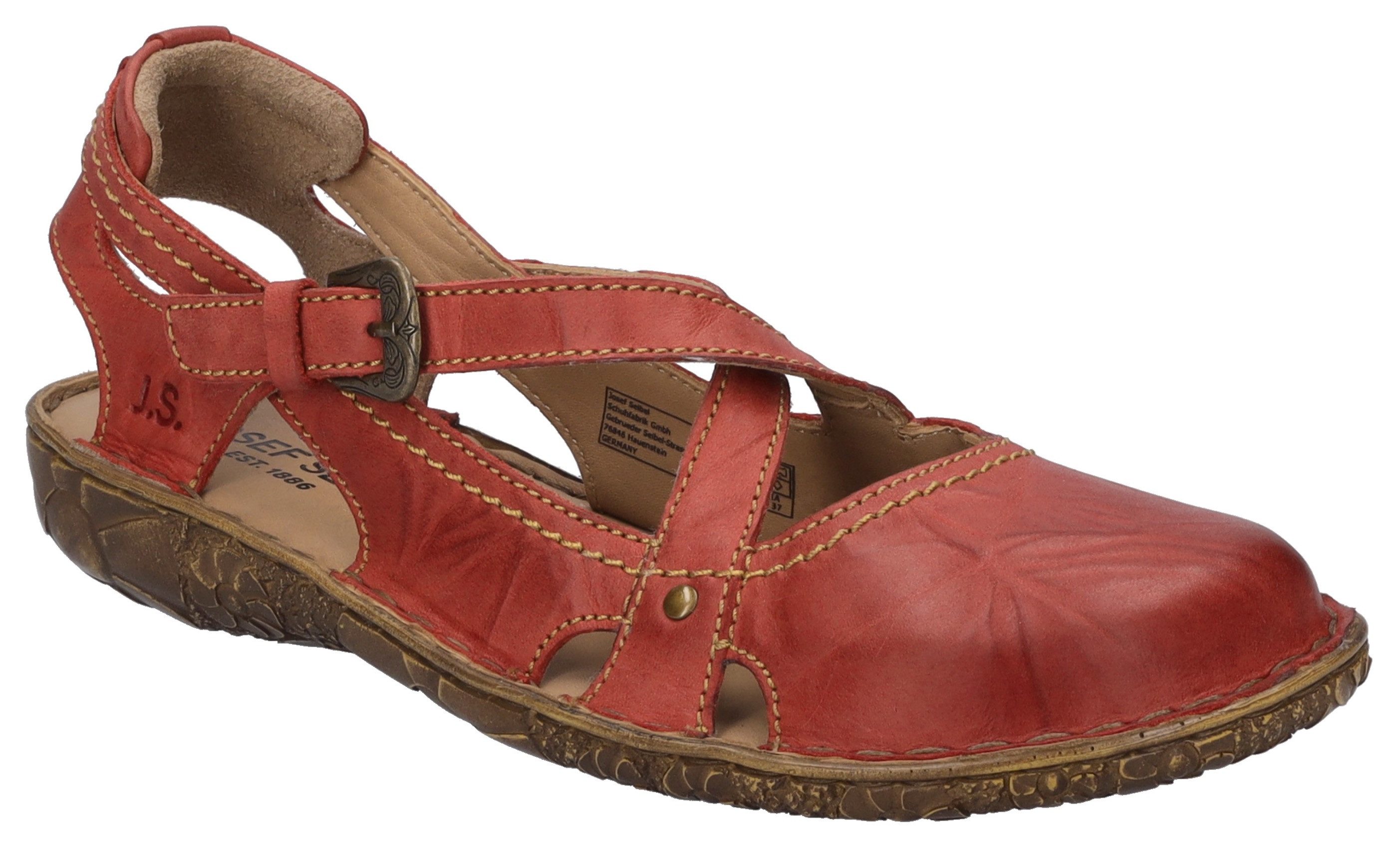 Josef Seibel Rosalie Sandale, Sommerschuh, Sandalette, Riemchensandale, im Used-Look