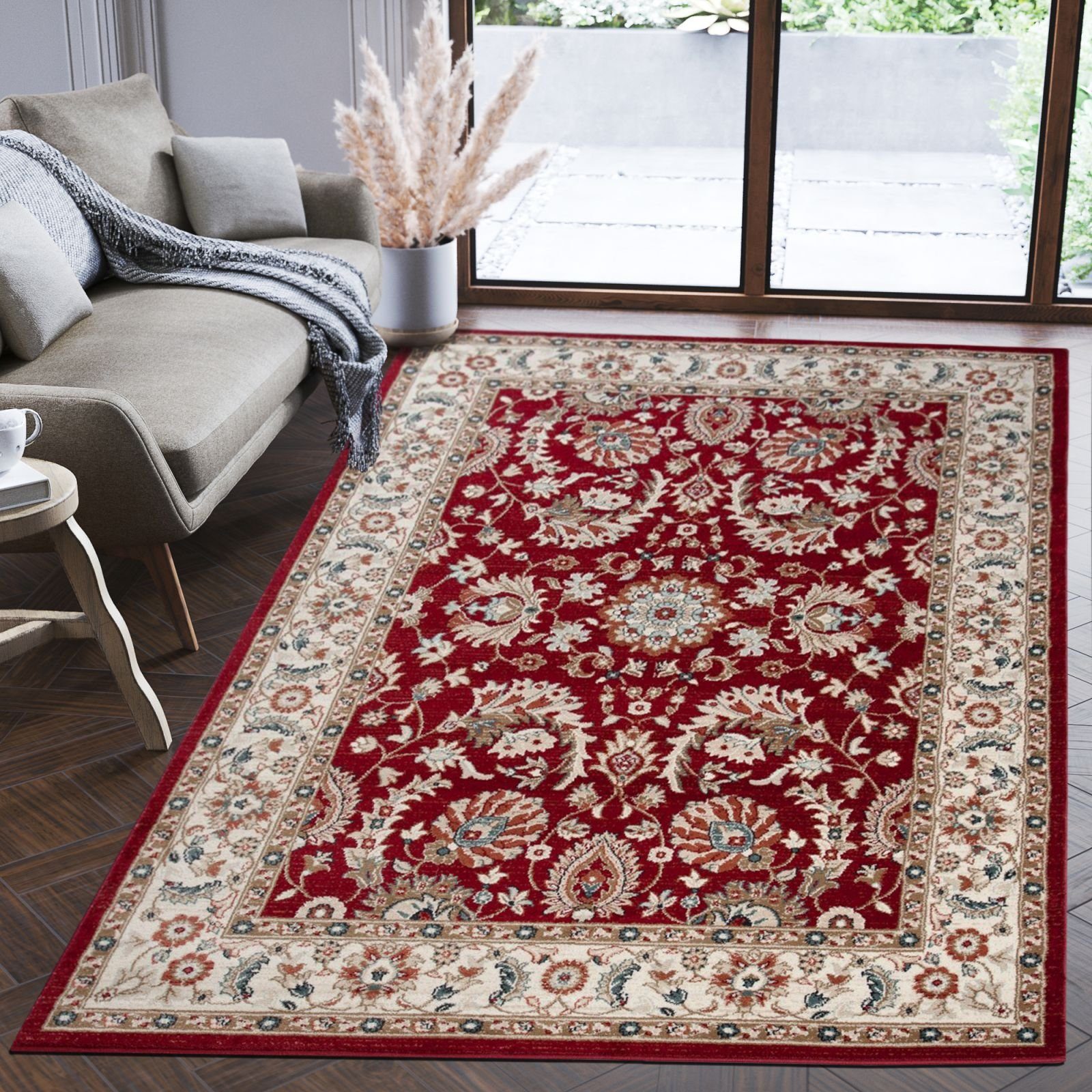 Orientteppich Oriente Traditioneller Rot, Teppich Orient 60 Fußbodenheizung, Geeignet Teppich für x Mazovia, Pflegeleicht, 100 Wohnzimmerteppich - cm