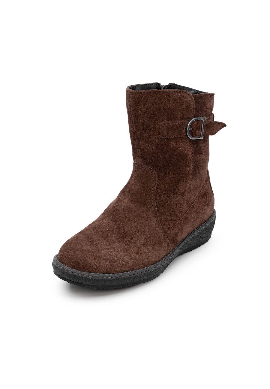 vitaform Damenschuhe Stiefelette Velourleder Stiefelette