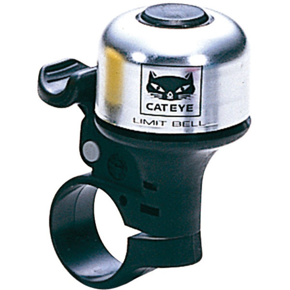 Cateye Fahrradklingel CATEYE Klingel PB-800 Limit Bell lose Bis 24mm Lenker-Ø silber Fahrrad