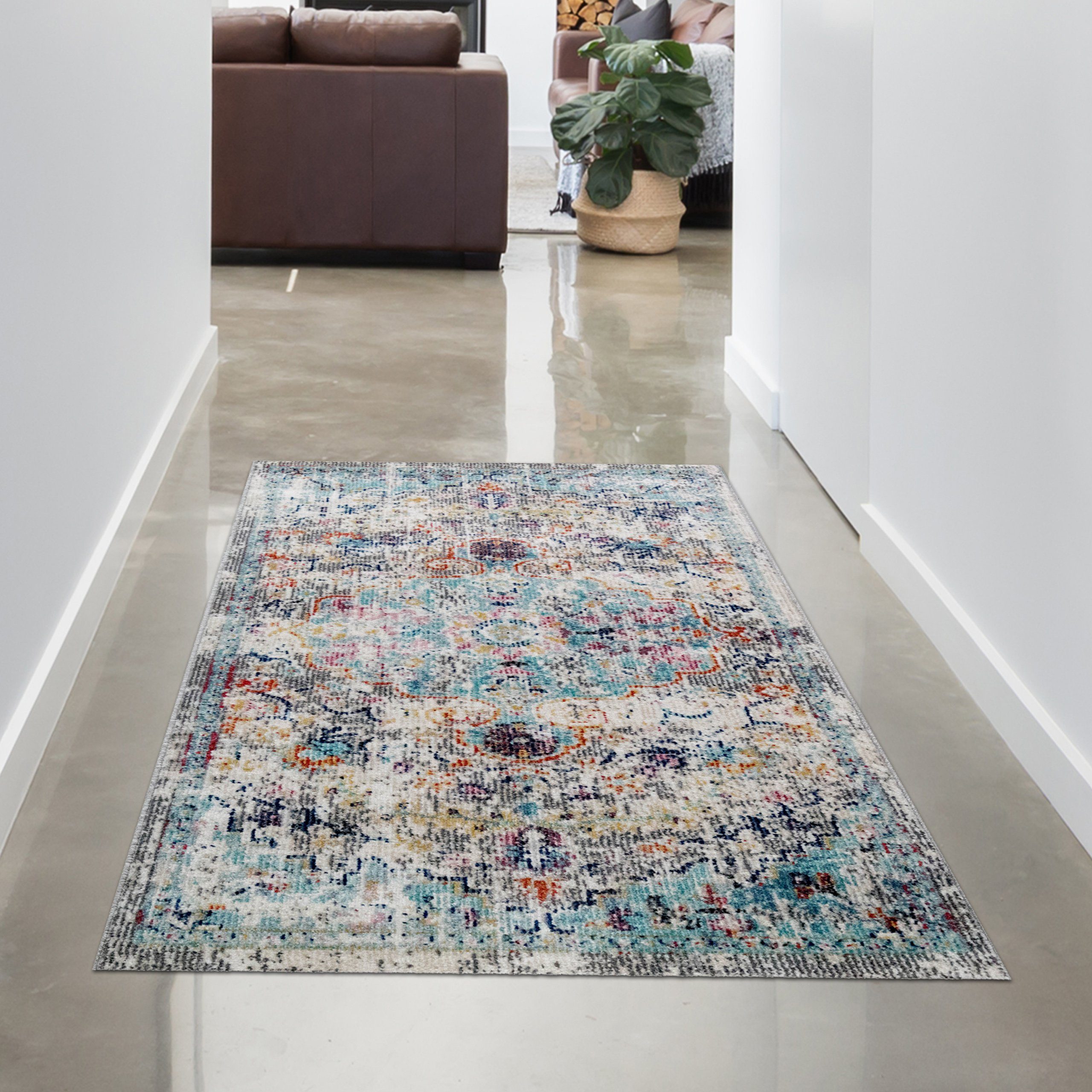 Carpetia Teppich Outdoor Orientteppich Ornamente Wohnzimmerteppich günstig online kaufen