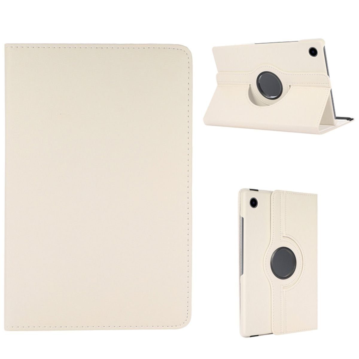 Wigento Tablet-Hülle Für Samsung Galaxy Tab A8 2021 X205 X200 360 Grad Rotation Tablet Tasche Hülle Case Cover Etui Schutz Neu