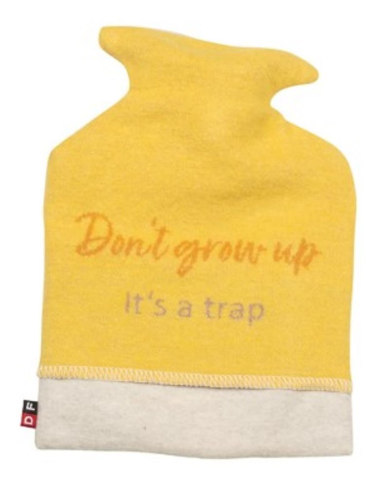 DAVID FUSSENEGGER Wärmflasche Juwel 'Don't grow up' 0,8 L 18 x 28 cm