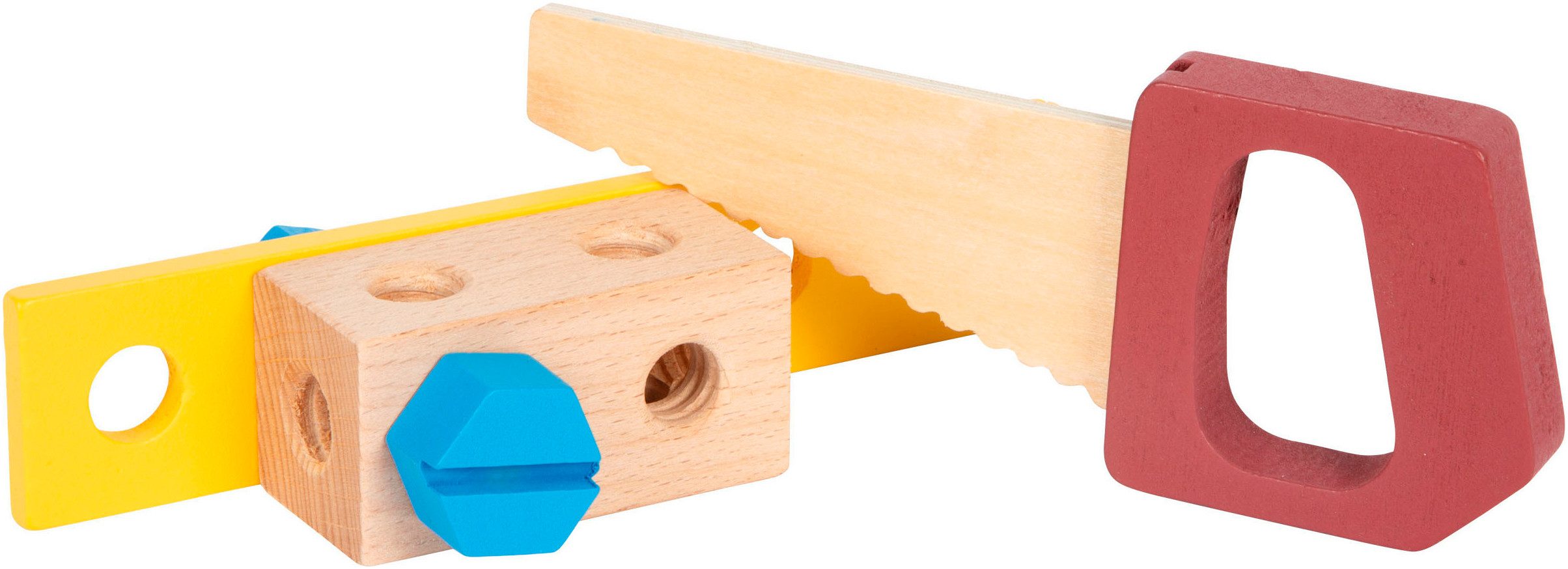 Small Foot Kinder-Werkzeug-Set Werkzeugkoffer - Workshop, (53-tlg), aus Holz
