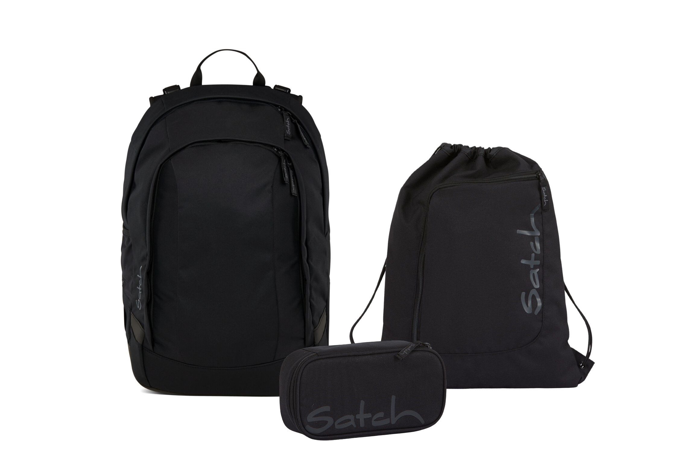 Satch Schulranzen Schulrucksack-Set AIR Blackjack 3-teilig, günstig online kaufen