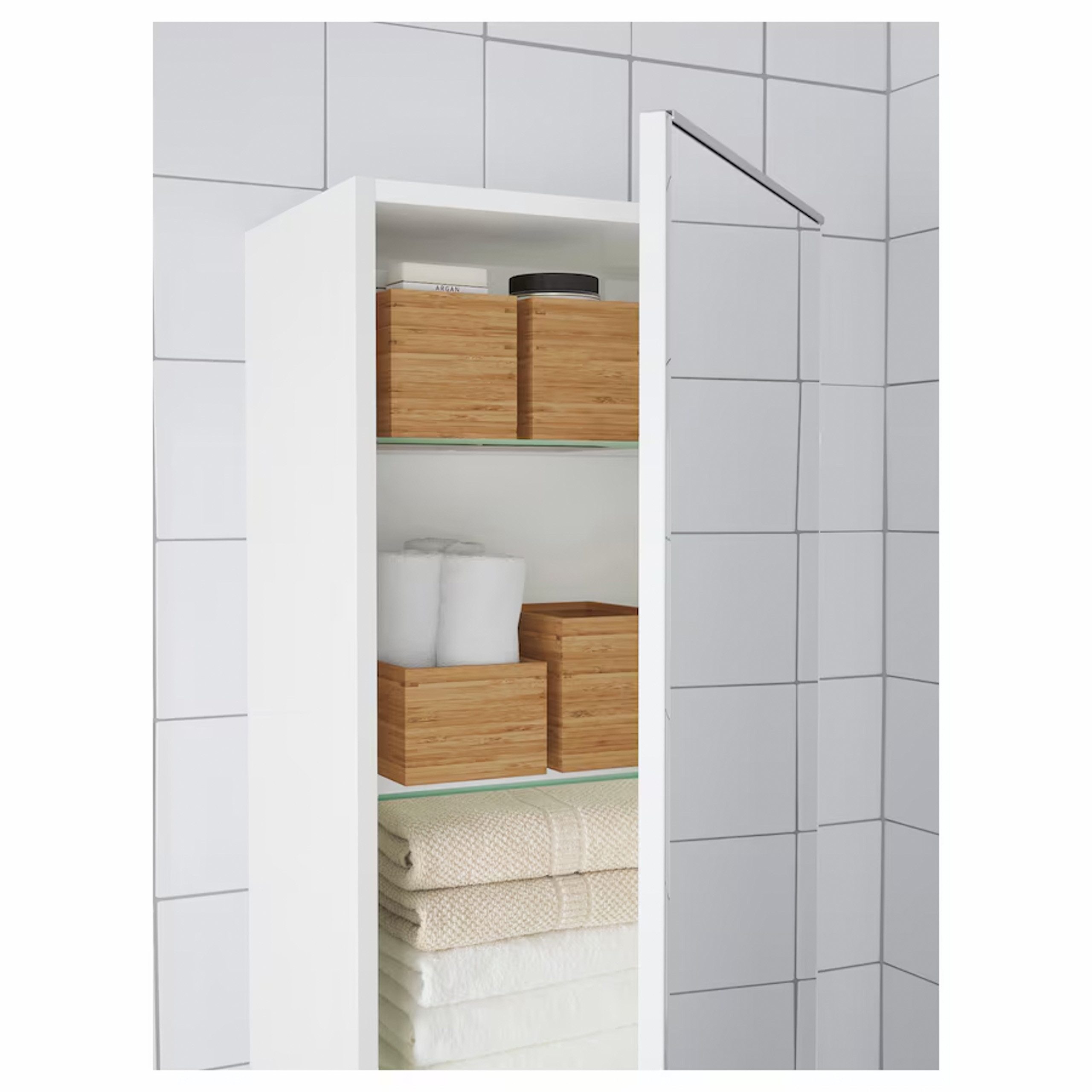 IKEA Allzweckkiste DRAGAN Bambus Box,Organizer für Badezimmer Set 4 Stück IKEA
