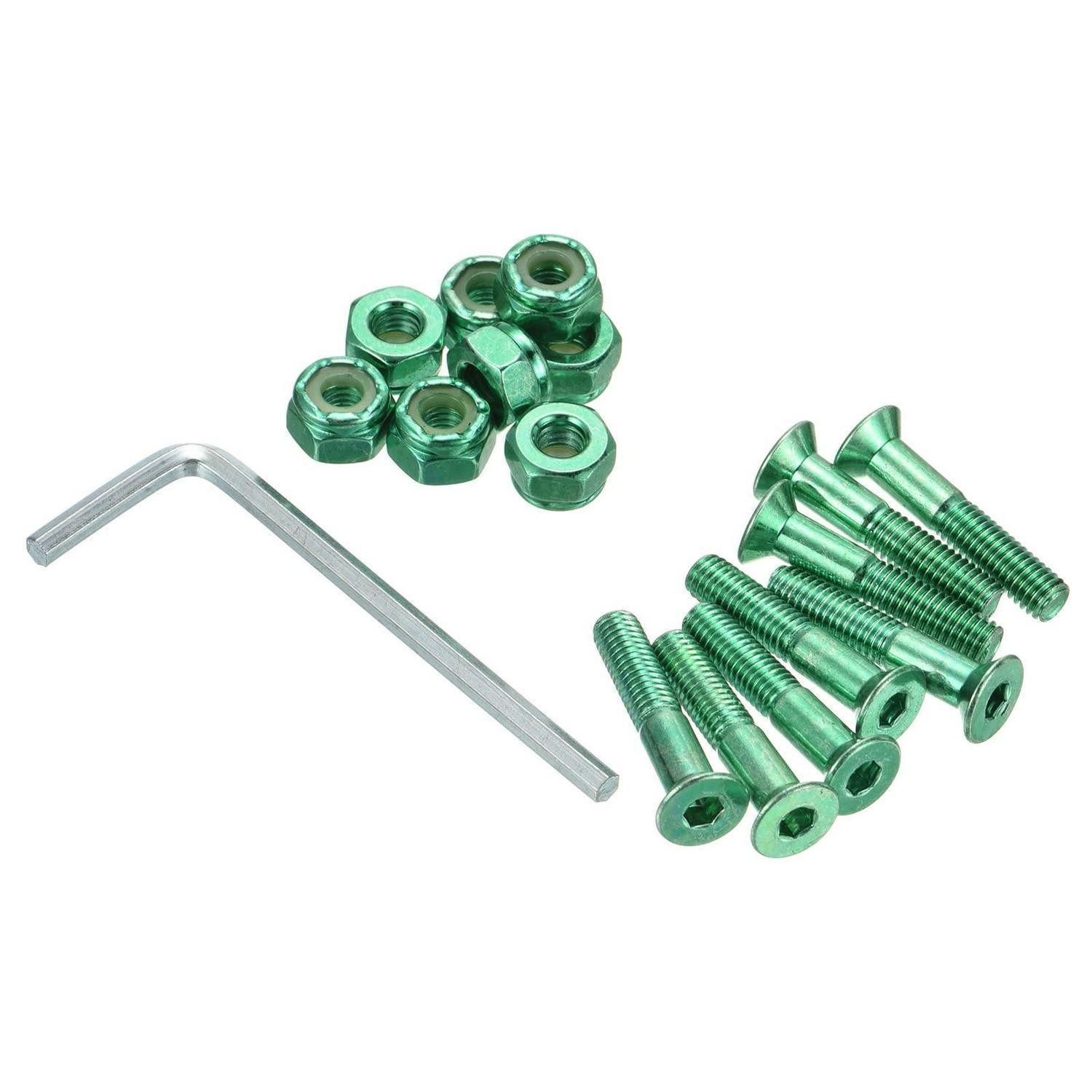 LuxusKollektion Longboard Skateboard Montage Kit Gruen 25mm (1-St)