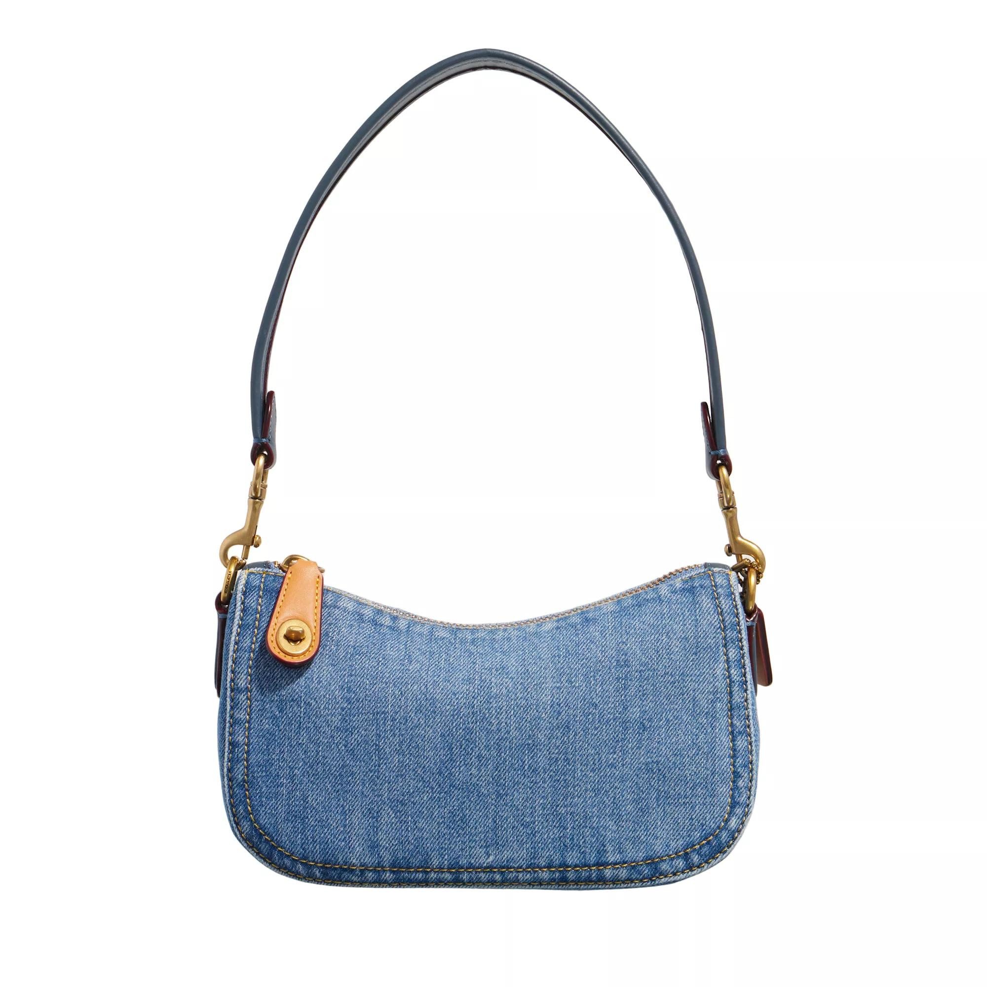 COACH Messenger Bag blue (1-tlg)