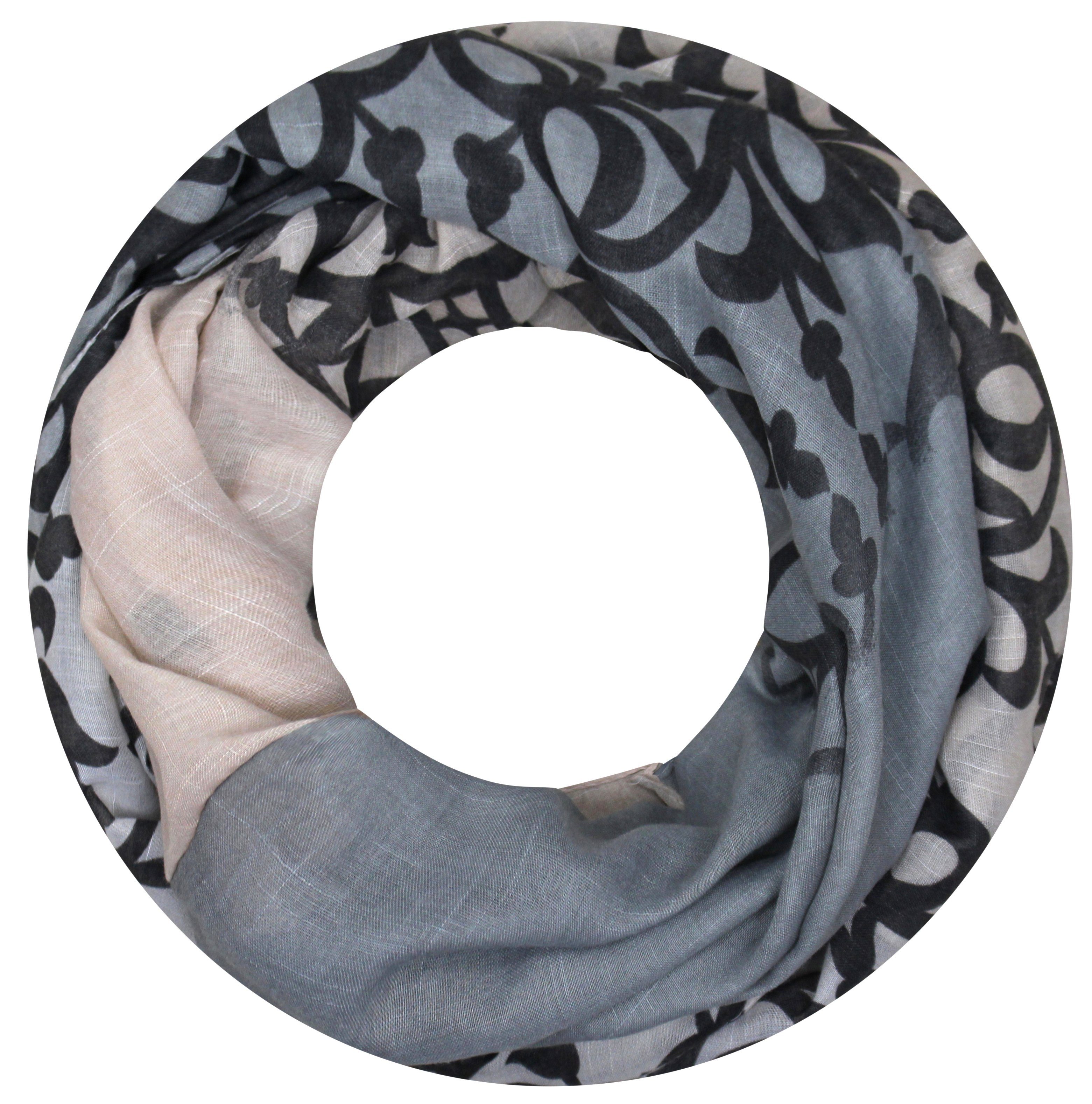LOREZA Halstuch Damen Loopschal Schal Halstuch günstig online kaufen