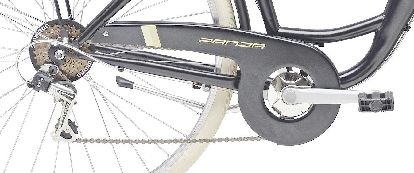 Adriatica Cityrad, 6 Gang Shimano, Kettenschaltung, Cityfahrrad 26 Zoll PANDA