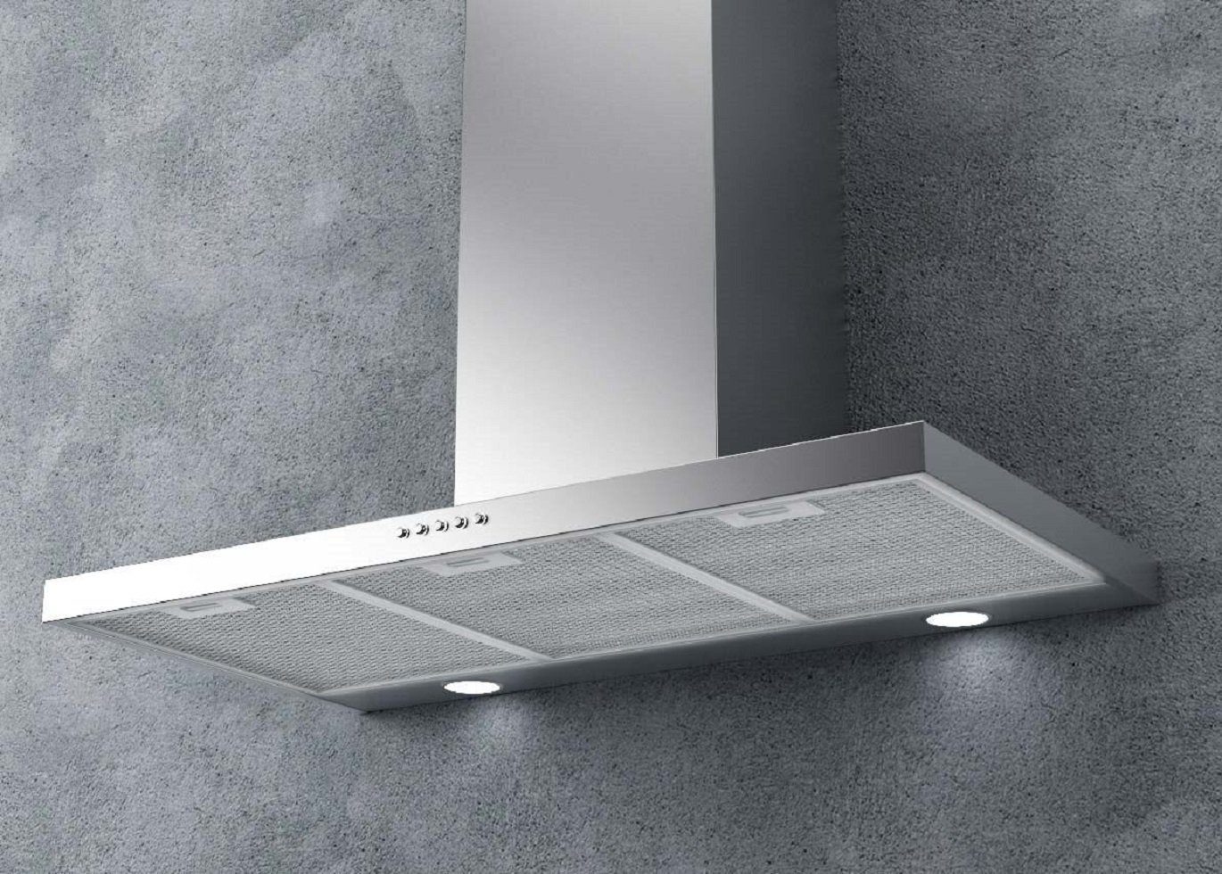 Baumann Kopffreihaube Mira 90 Mira 90, Dunstabzugshaube 90cm 90 633m³/h Inox