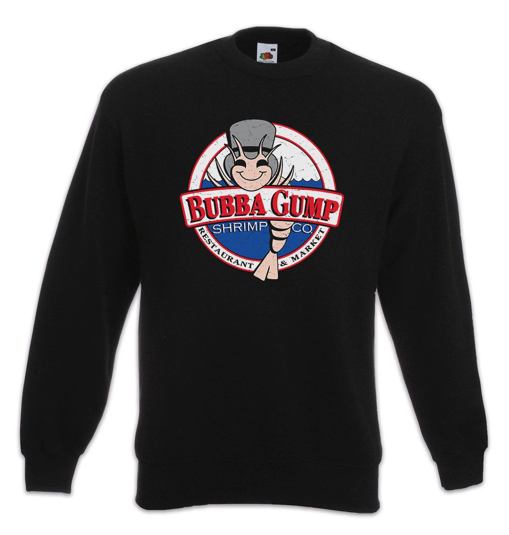 Urban Backwoods Sweatshirt Bubba Gump Logo Sweatshirt Forrest Garnelen Shrimping Co Retro Film (1-tlg) Shrimp Forrest Run Captain
