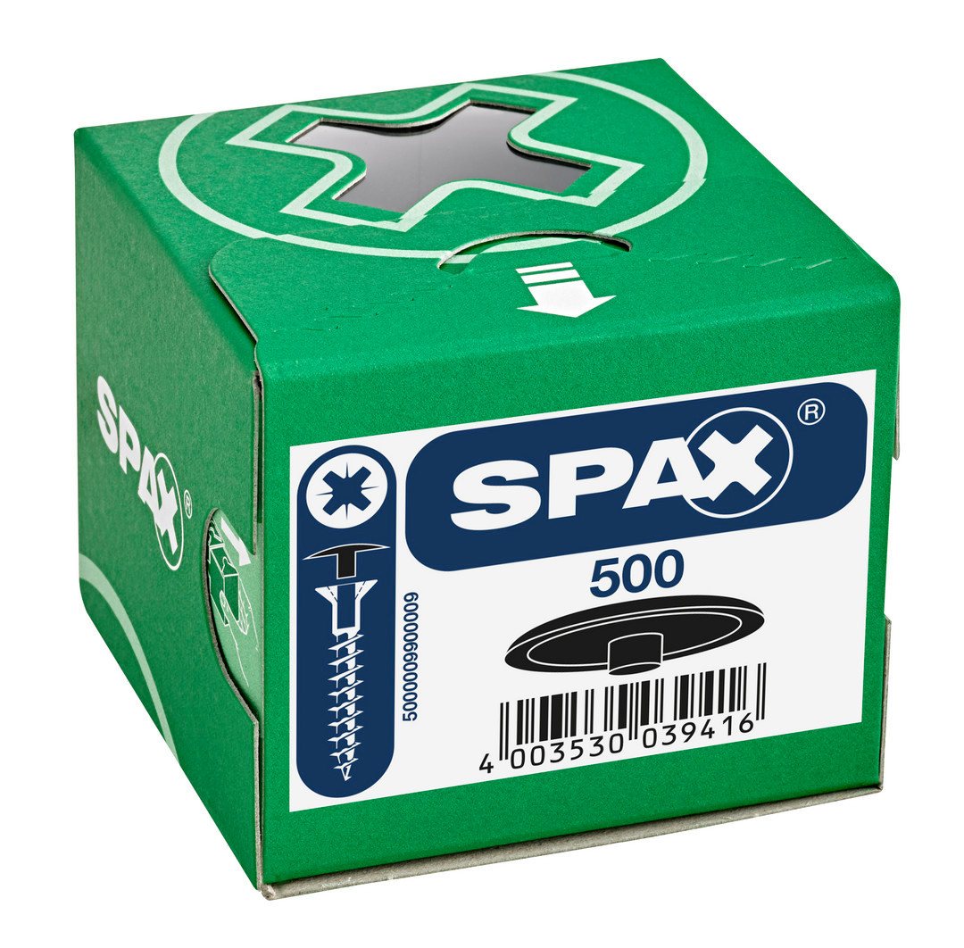 Thumbnail - SPAX Schraube SPAX-S Abdeckkappen mit Kopfbohrung Schwarz (500St)