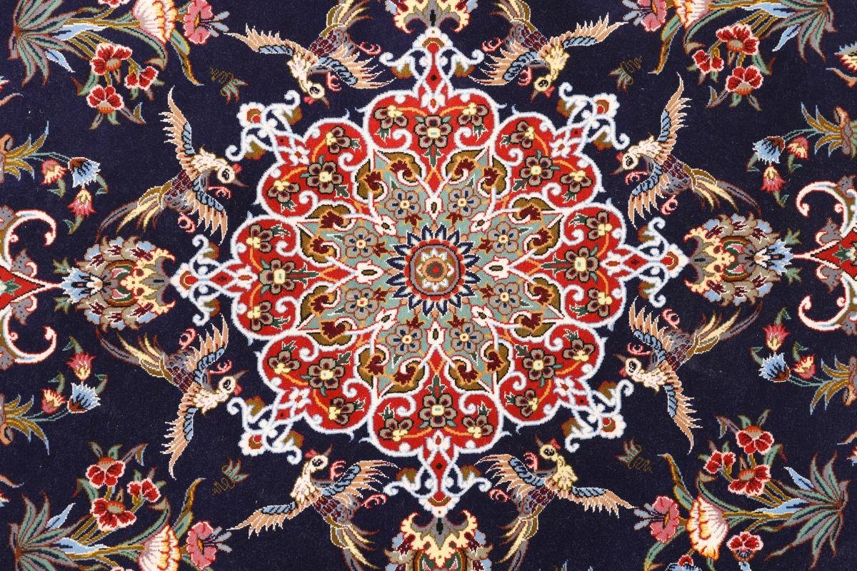 Orientteppich Isfahan Seidenkette 128x194 Handgeknüpfter Höhe: Orientteppich, Trading, Nain rechteckig, mm 6