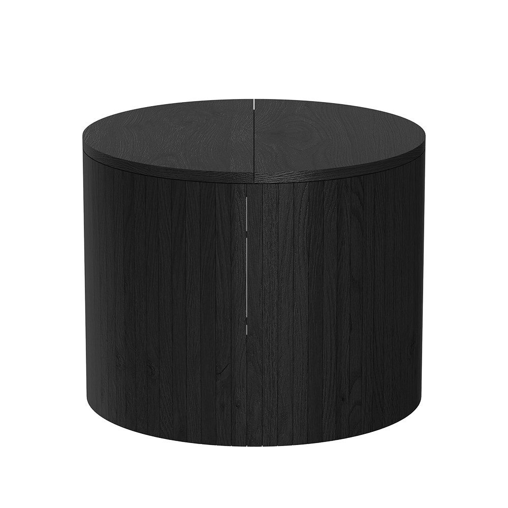 Vicco Couchtisch Tavilo, Schwarz/Eiche/Schwarz, 48 x 48 cm (1-St)