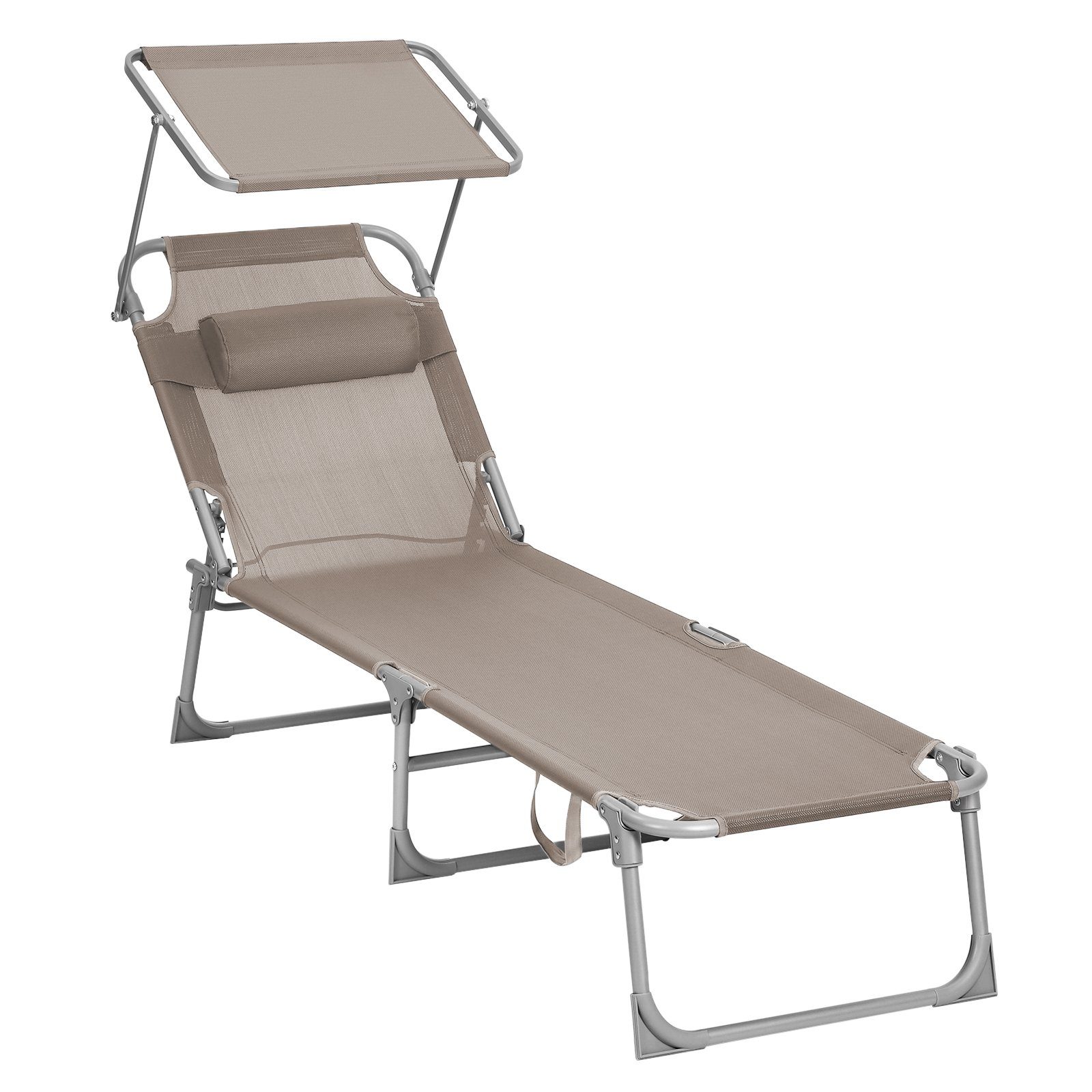 SONGMICS Gartenliege, 1 St., klappbarer Liegestuhl,193x53x29cm,mit günstig online kaufen