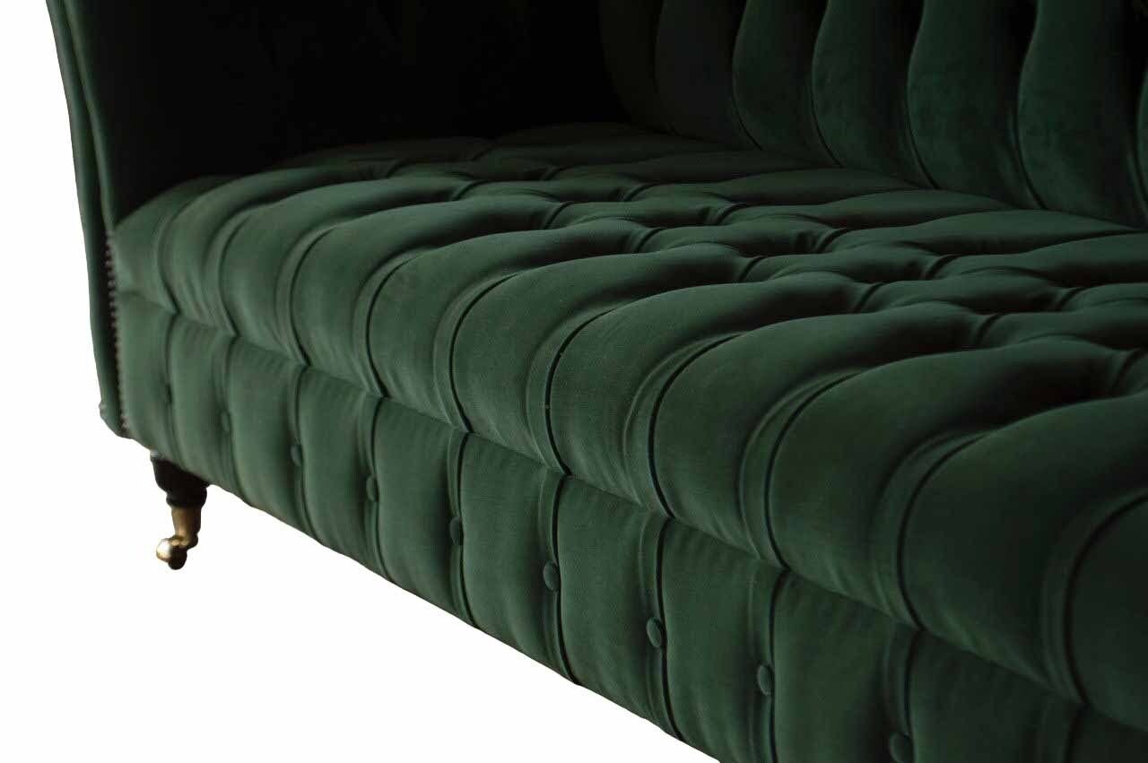 Design JVmoebel In Couch Europe Made Sofa 3 Sofa Chesterfield Sitzer Wohnzimmer Textil, Polster