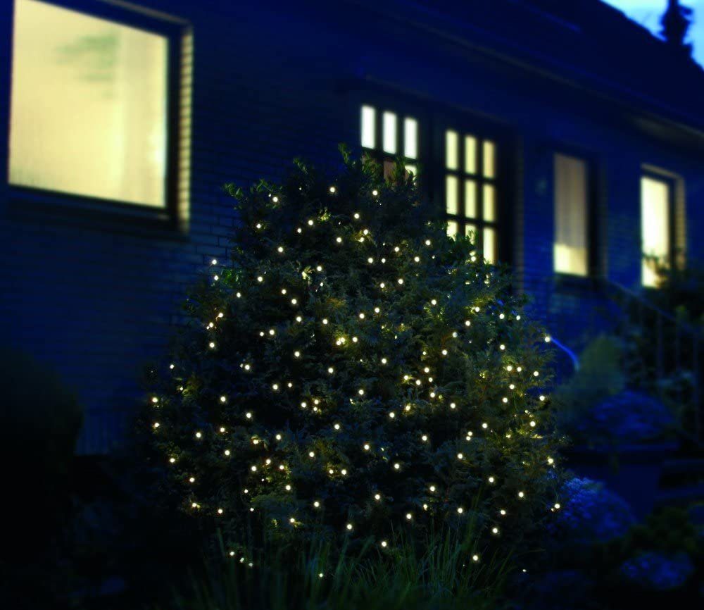 FHS LED-Lichternetz 23409 LED Lichternetz 360 Dioden warmweiß 4x4m