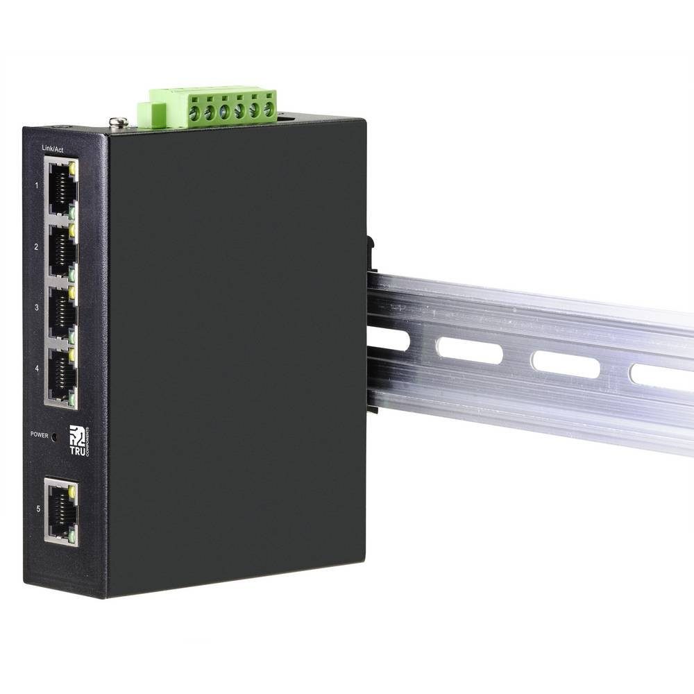 Netzwerk-Switch 1000Base-T TRU 5 COMPONENTS Ports Industrial-Ethernet-Switch,