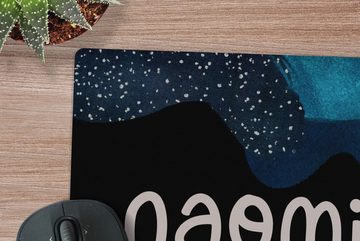 MuchoWow Gaming Mauspad Naomi - Pastell - Mädchen (1-St), Mousepad mit Rutschfester Unterseite, Gaming, 40x40 cm, XXL, Großes