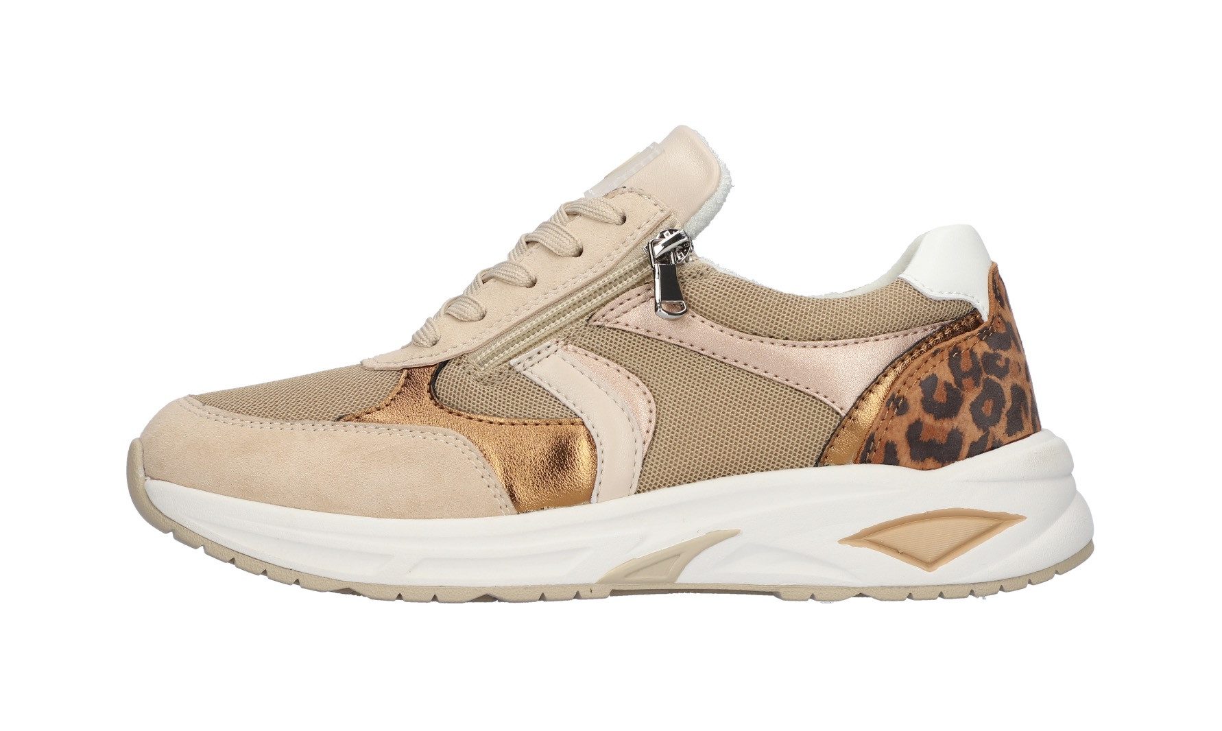 Waldläufer H-JILL Sneaker, Bequemschuh, Komfortschuh in H-Weite, seitlicher Reißverschluss