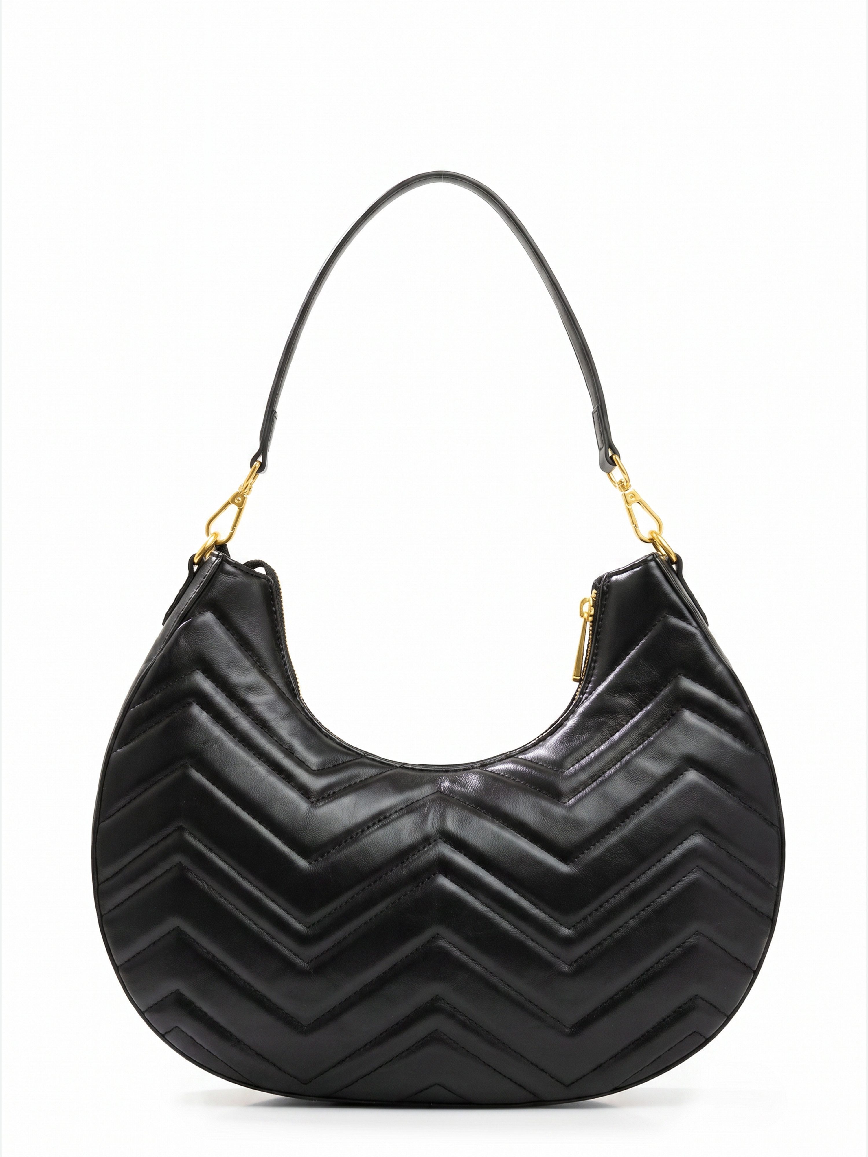 GABRIELLA G By Gabriella Gucci Hobo, Damen Henkeltasche, Schultertasche, Umhängetasche mit vielen Details – Bild 4 von 5