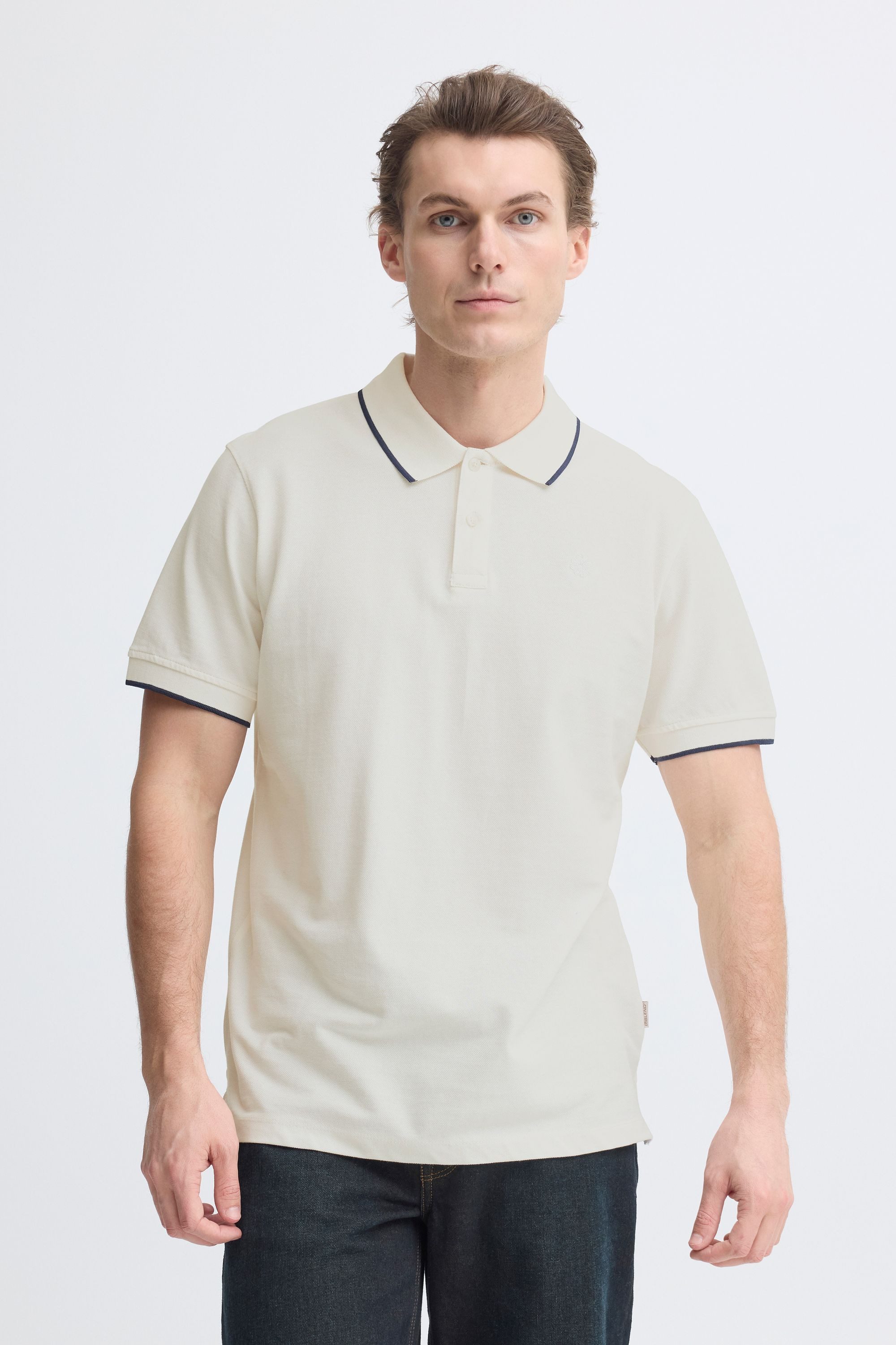 Blend Poloshirt BHEdin Klassisches Polo-Shirt mit kurzer Knopfleiste
