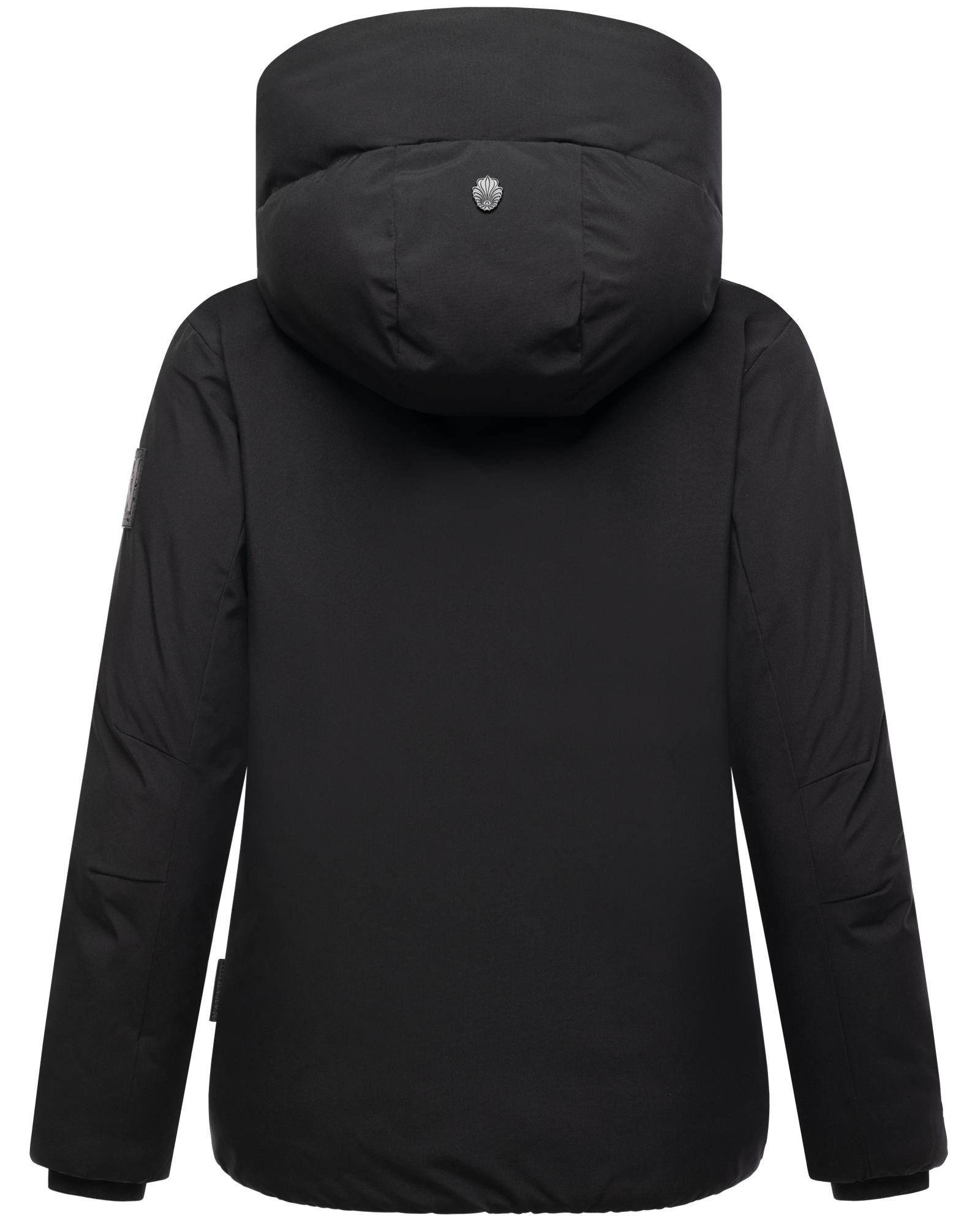 Navahoo Winterjacke Blütenlicht 14 Warme Damenjacke mit hohem Kragen