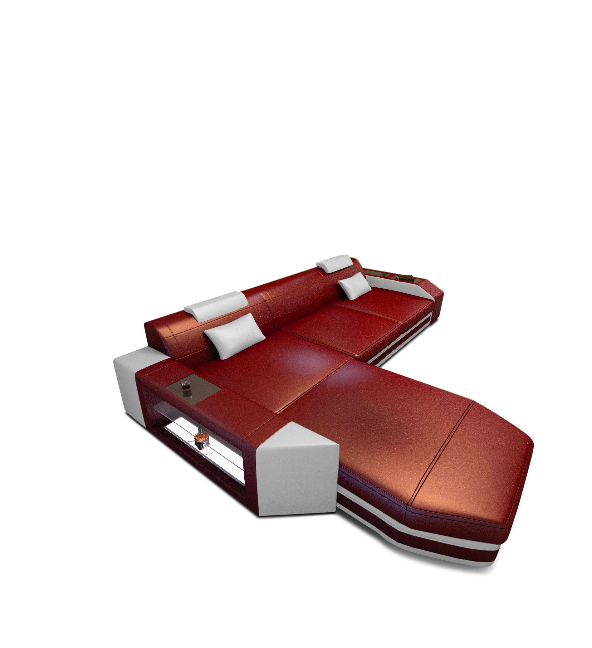 Sofa Dreams Ecksofa Ledercouch Sofa Leder günstig online kaufen