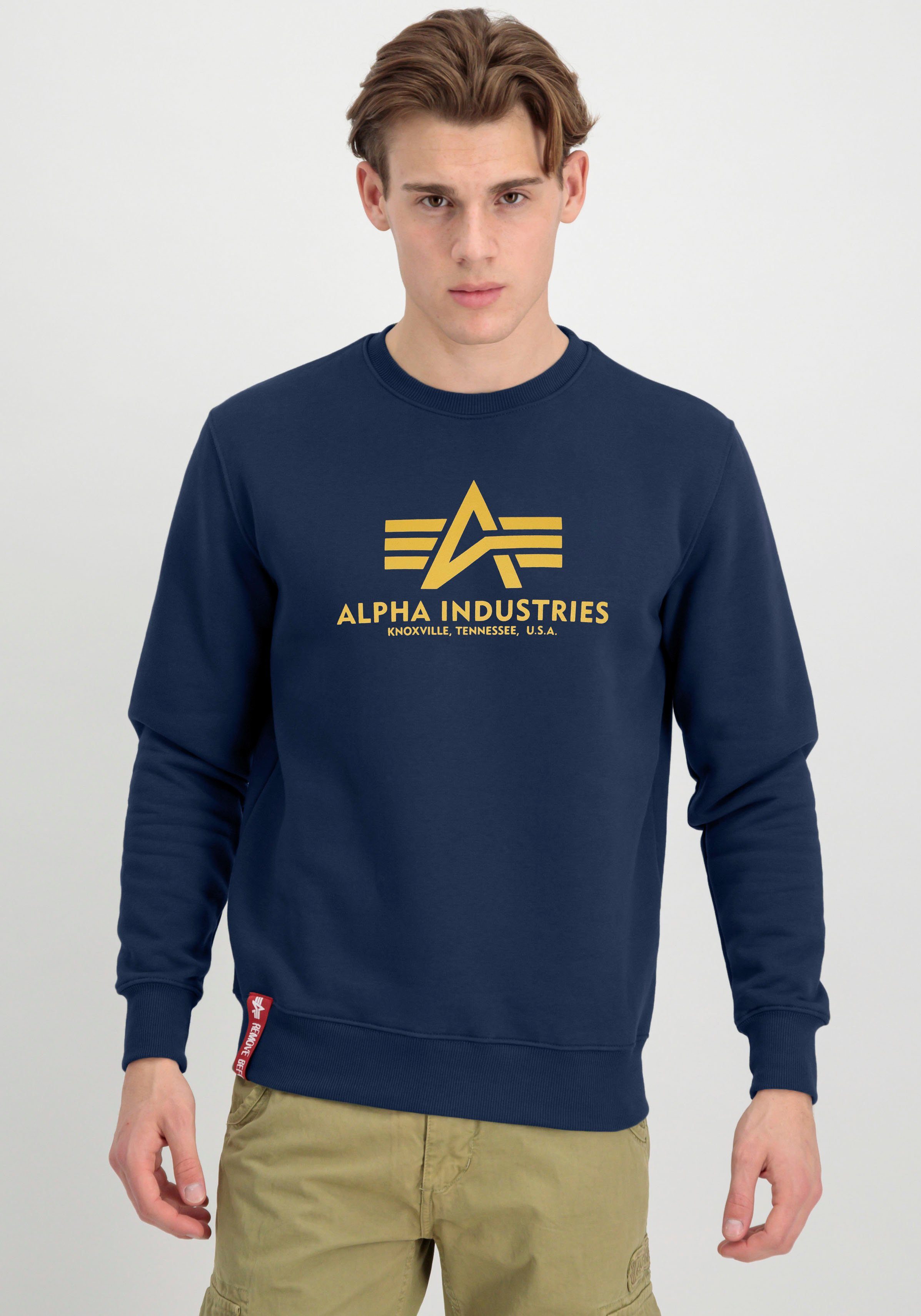 Basic Alpha Sweatshirt Industries navy Sweater new