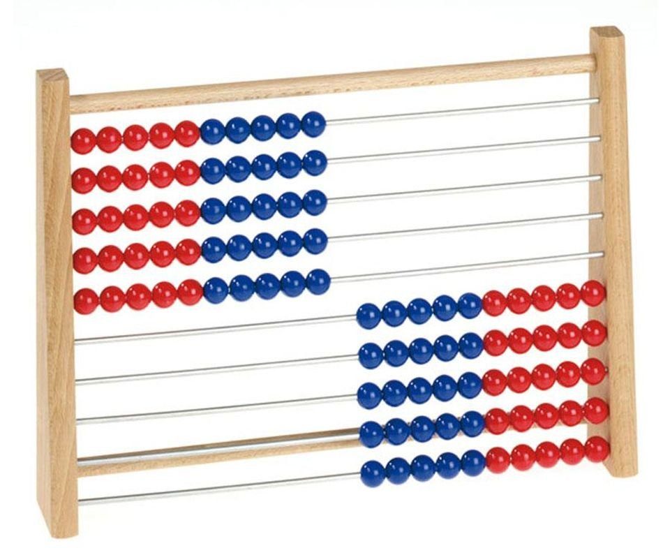 Betzold Lernspielzeug Schüler-Rechenrahmen ZR bis 100 – Lernhilfe für Mathematik