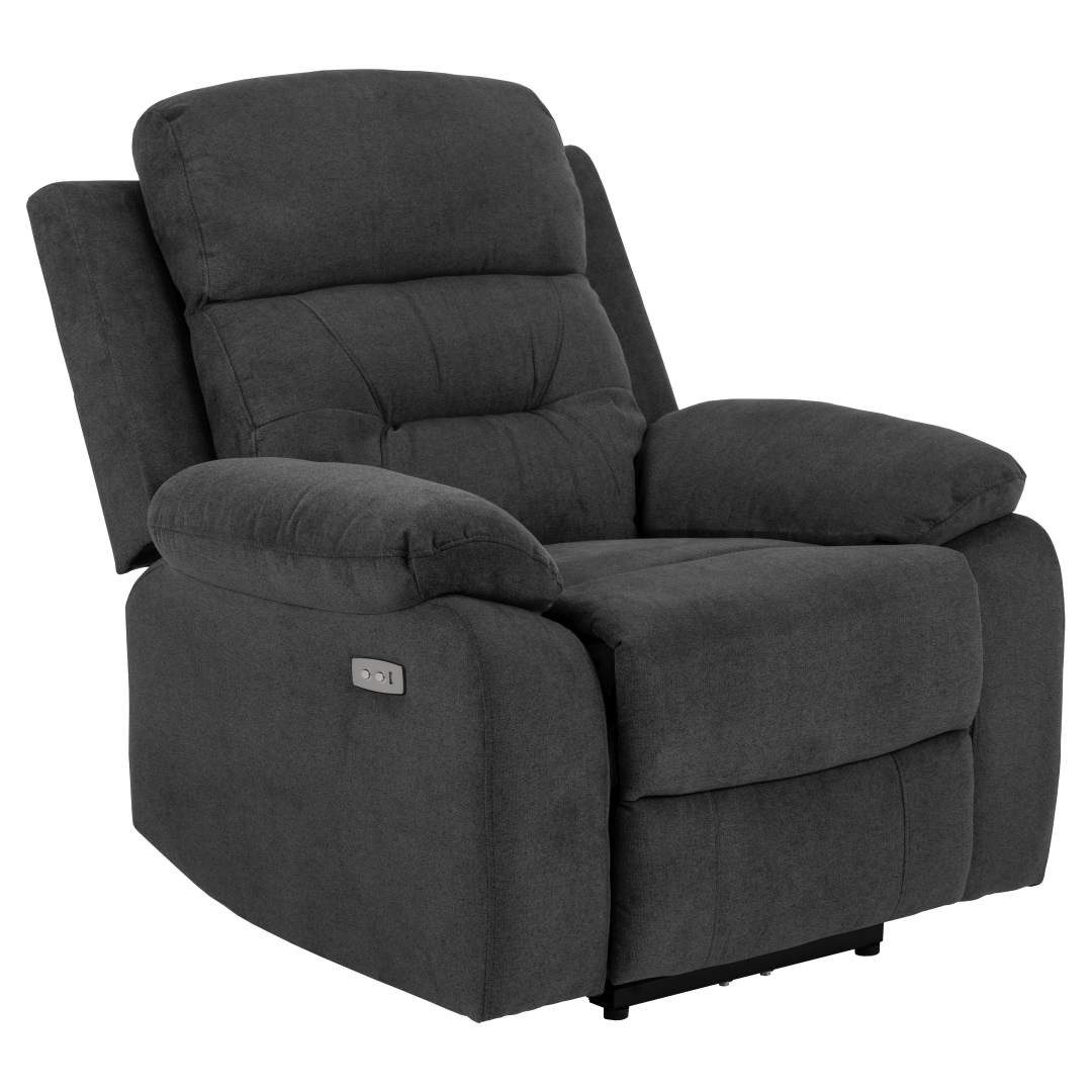 Relaxsessel Vansbro Sessel recliner elektrisch grau.