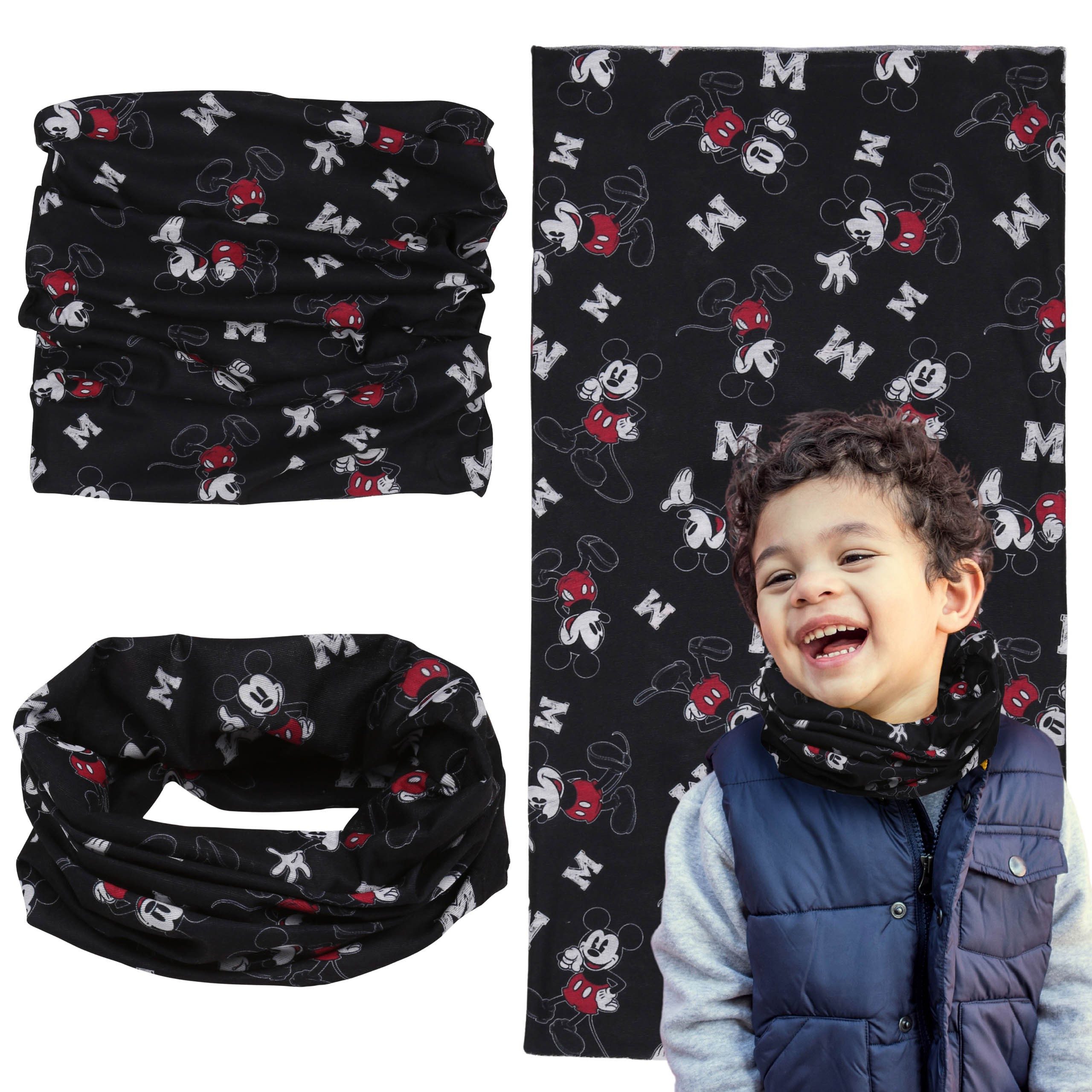 Sarcia.eu Halswärmer DISNEY Mickey Mouse Schornsteinschal, Kinderschal, Kopftuch