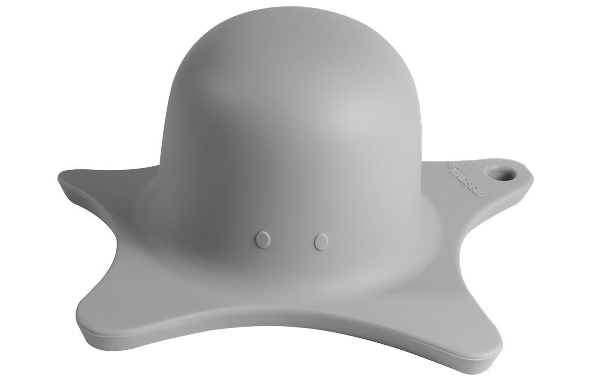 KINDSGUT Duschhaube Kindsgut Duschhilfe, Hellgrau, Auszeichnung TOP10 Baby & Kind 2023 Award