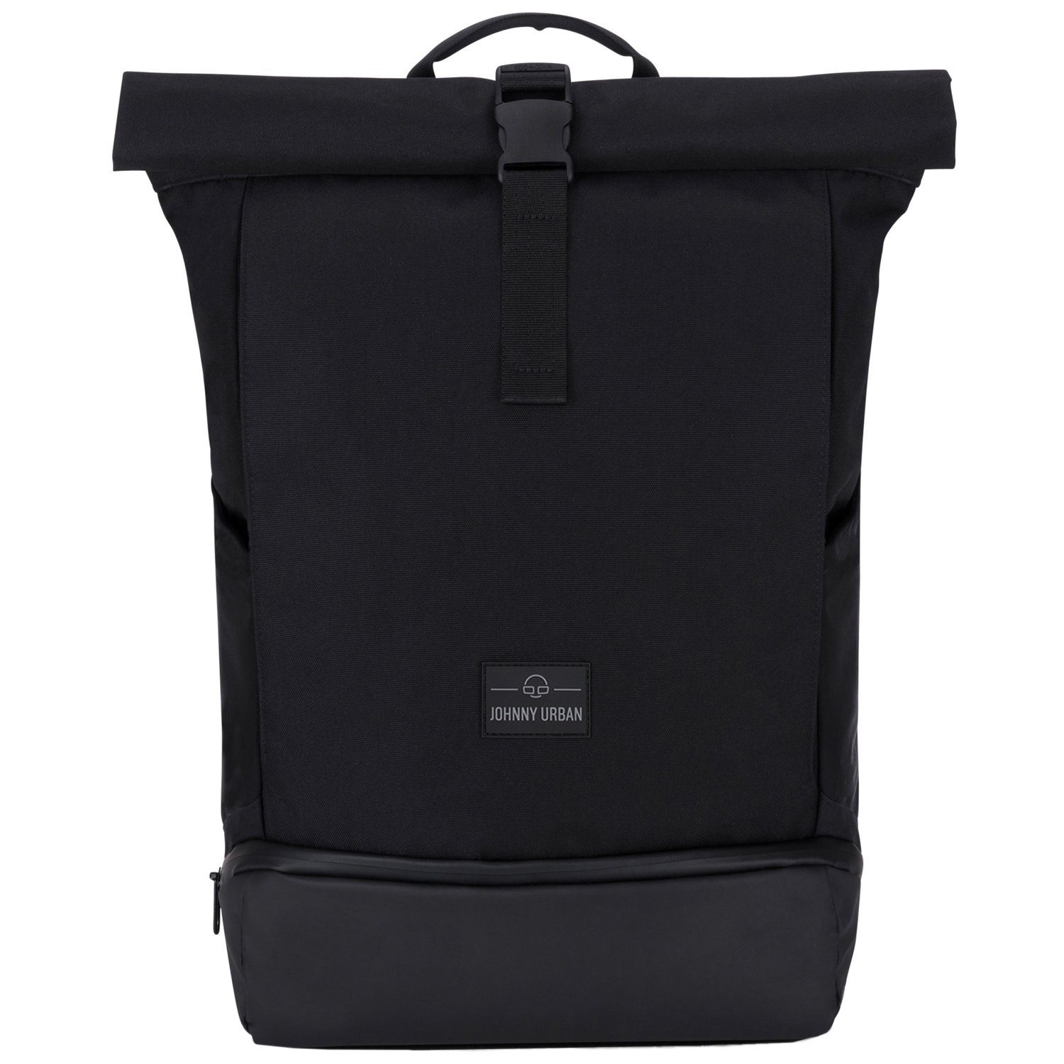 Urban Rolltop Herren, Wasserabweisend Large, Laptop Schwarz Allen Fach, Cityrucksack Damen Johnny