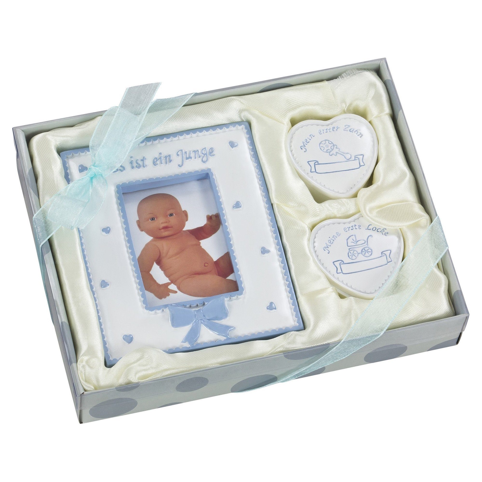 GRÄWE Messbecher GRÄWE Geschenkset - JUNGE mit Bilderrahmen, 1., Kunstharz