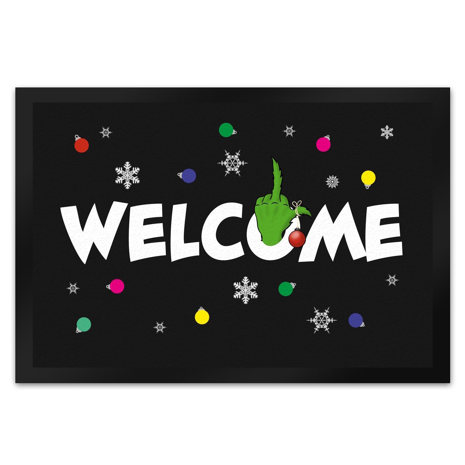 Fußmatte Welcome Fußmatte XL in 40x60 cm mit Spruch im Winterlook