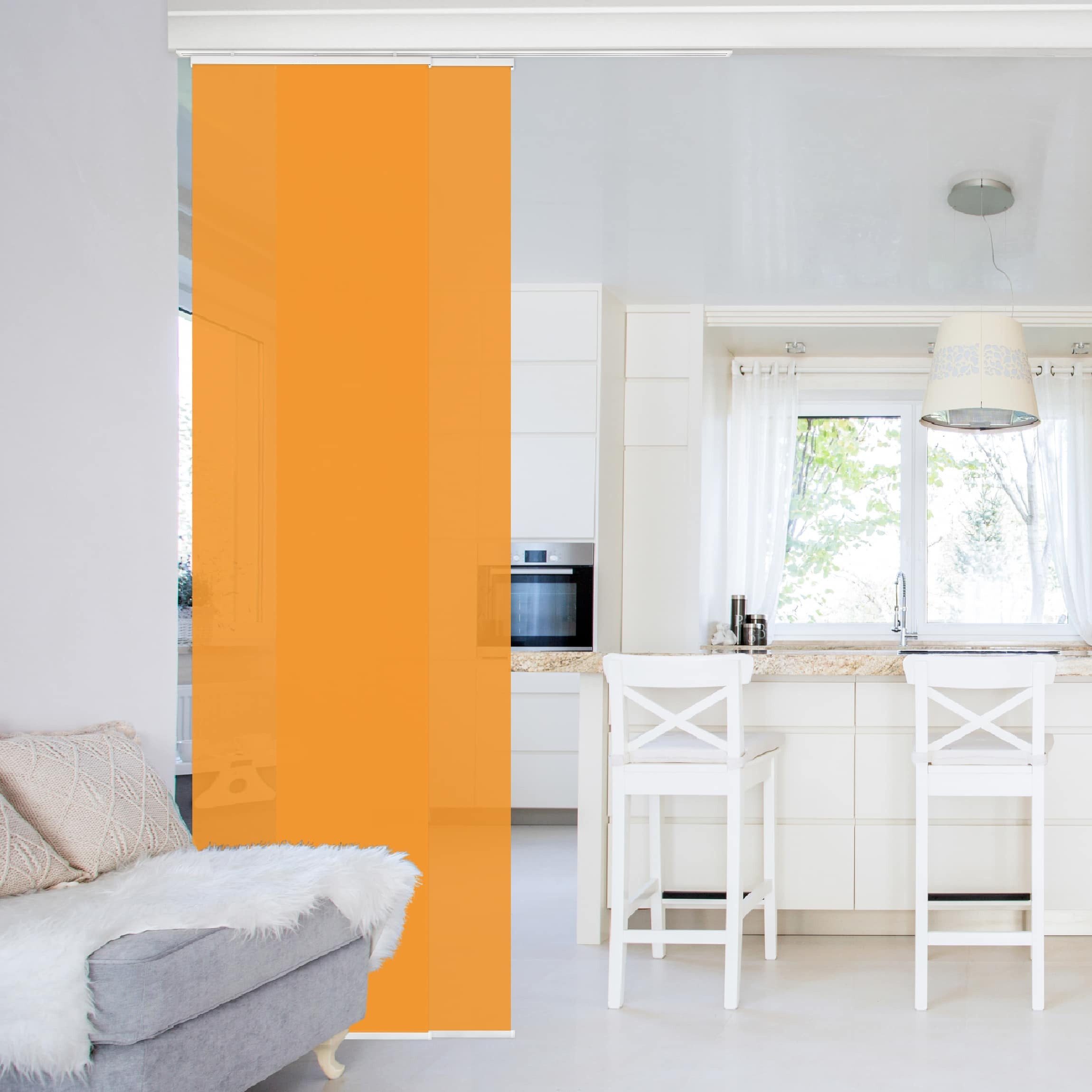 Bilderdepot24 Schiebegardine modern Flächenvorhang blickdicht Mango, günstig online kaufen