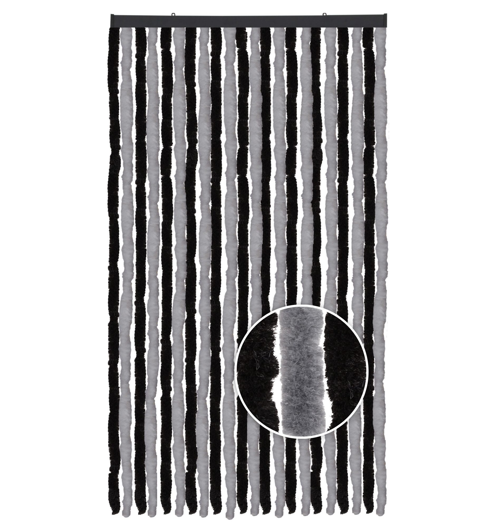Arsvita Türvorhang Flauschvorhang Breite: 80cm, Ösen günstig online kaufen