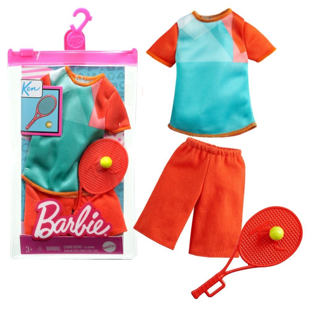 Barbie Puppenkleidung Set Tennis Style Ken Puppen-Kleidung Barbie Mattel  Trend Mode