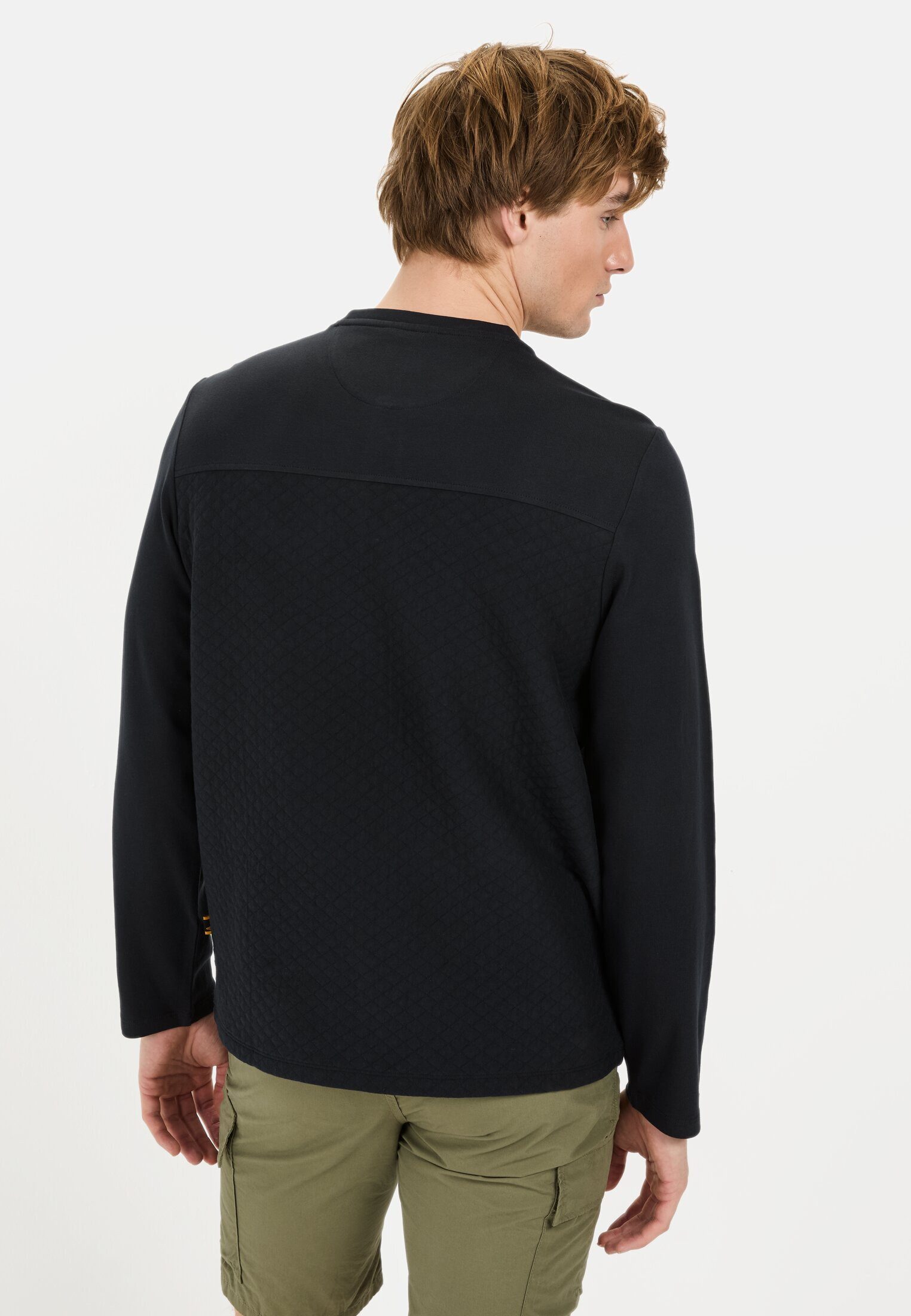 camel active Henleyshirt mit Brusttasche Langarm Henley günstig online kaufen