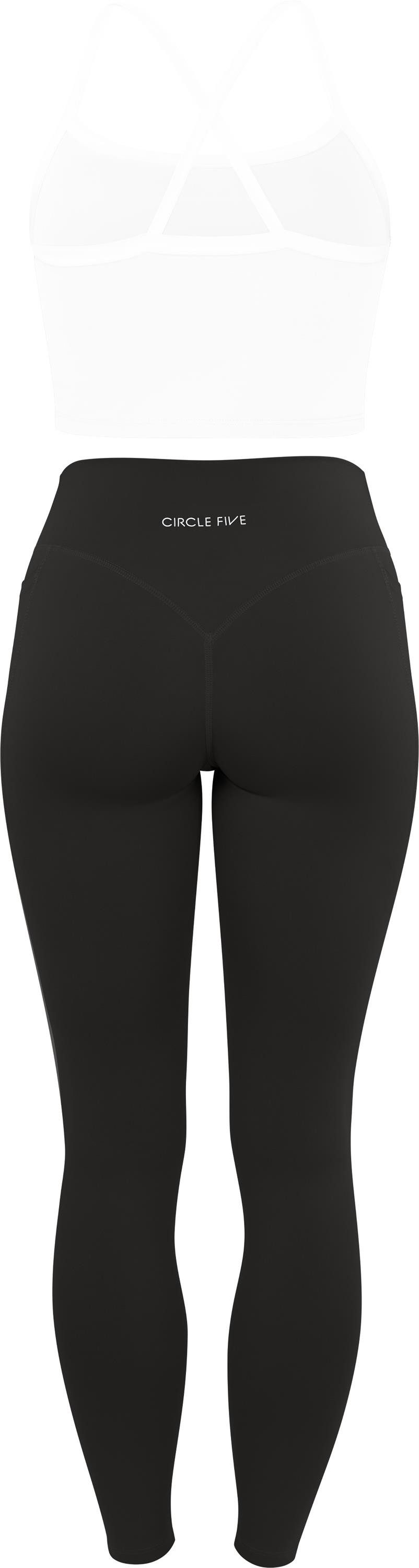 Circle Five Sportanzug, Tank Top und Trainingstights mit zwei Handytaschen im Set.