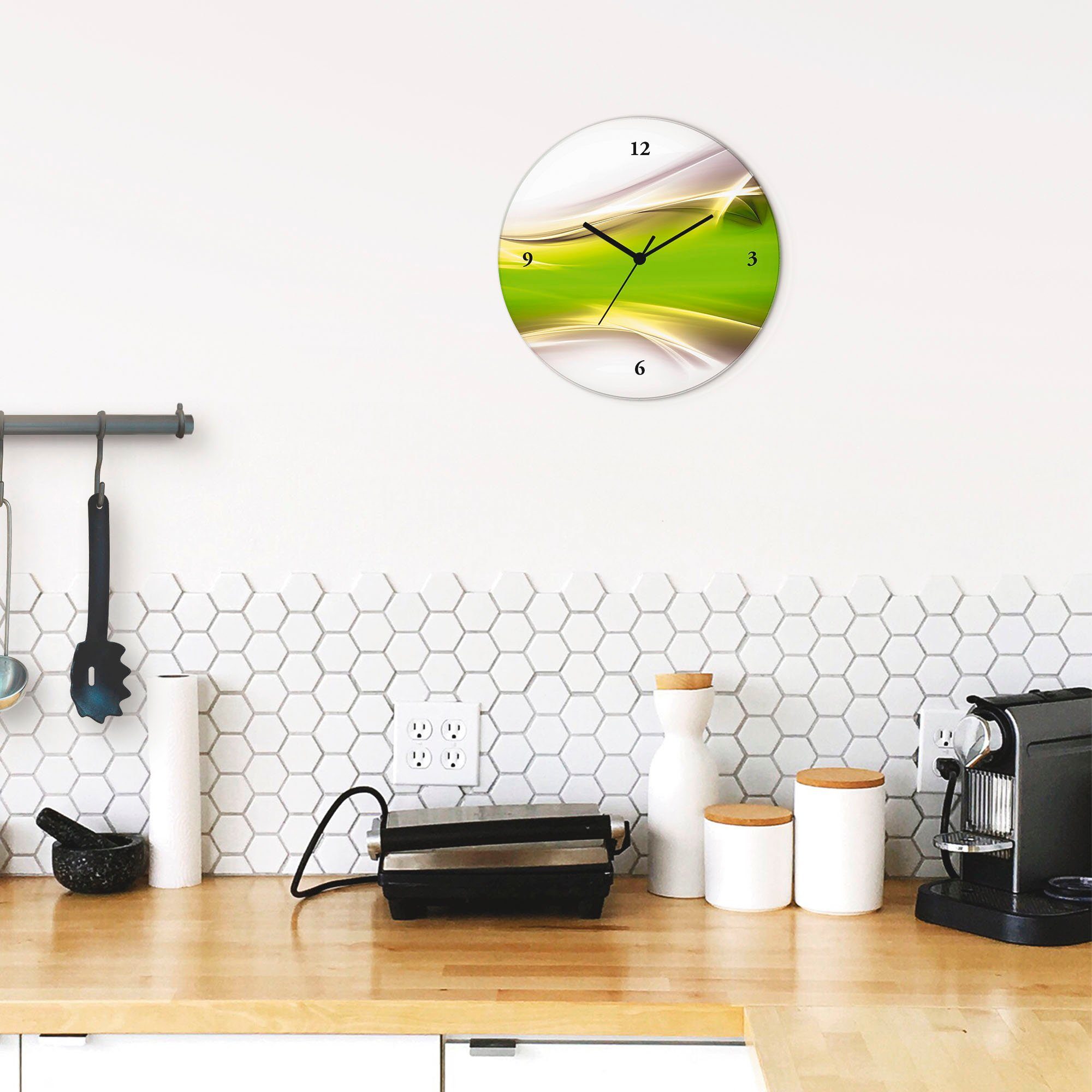 Artland Wanduhr Kreatives Element (wahlweise mit Quarz- oder Funkuhrwerk, l günstig online kaufen