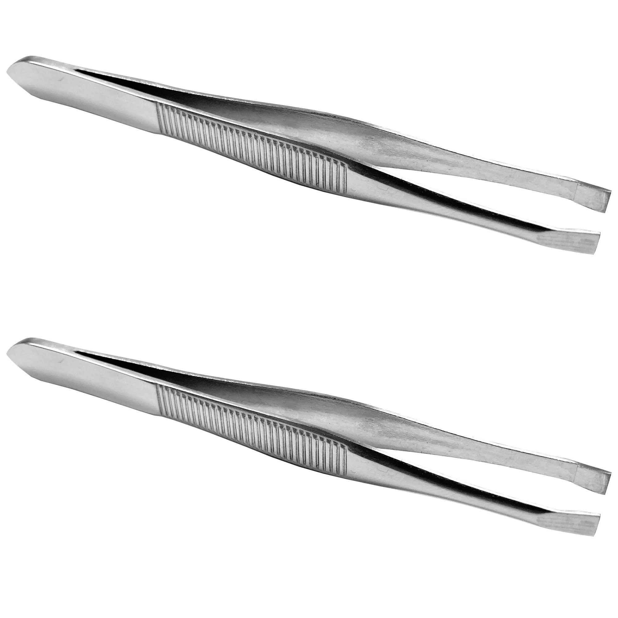 Osma Augenbrauenpinzette 2x Pinzette Augenbraunpinzette Zupfpinzette Profi zupfen Splitter 9, zupfen, Splitter, 9 cm, gerade